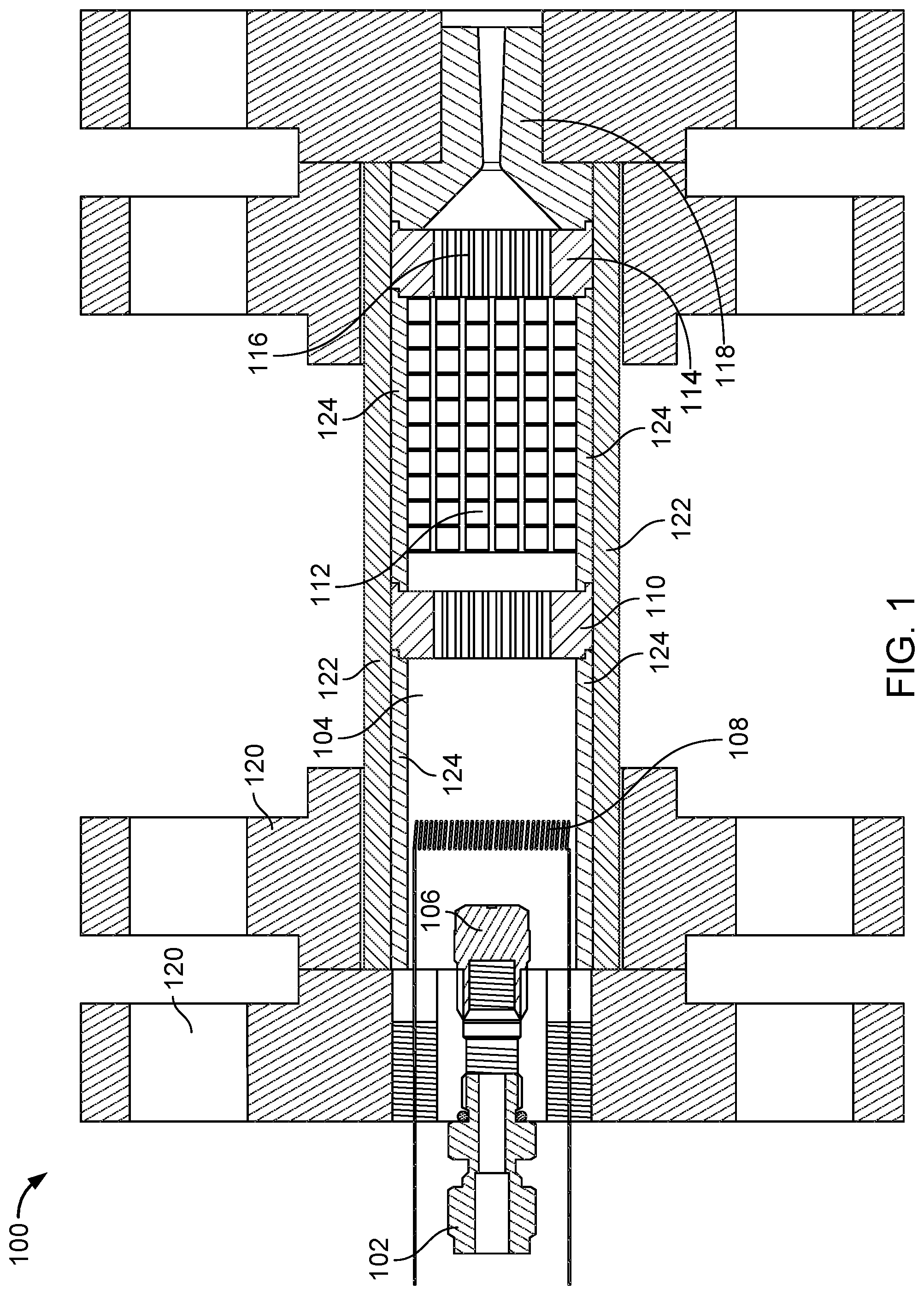 Patent US12410765 Figure 1 – Catalytic decomposition reactors