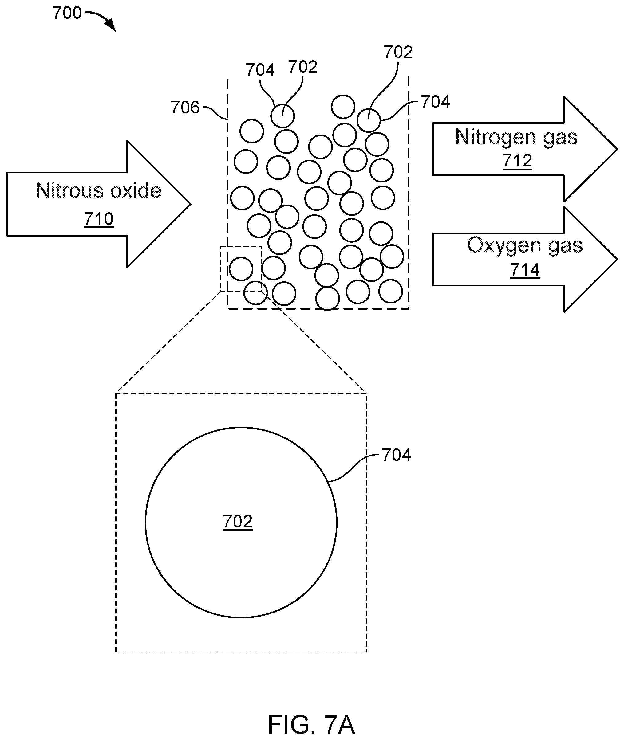Patent US12410765 Figure 7 – Catalytic decomposition reactors