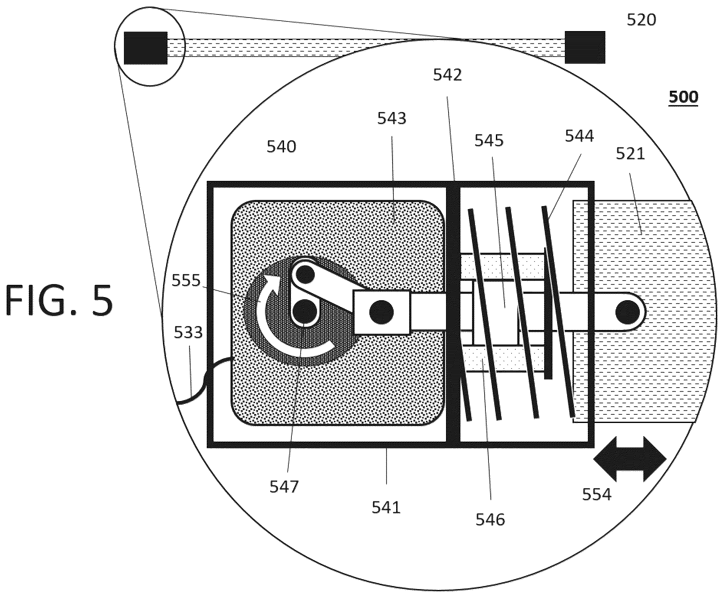 Patent US12410767 Figure 5 – Kelp wave energy collector apparatus and system