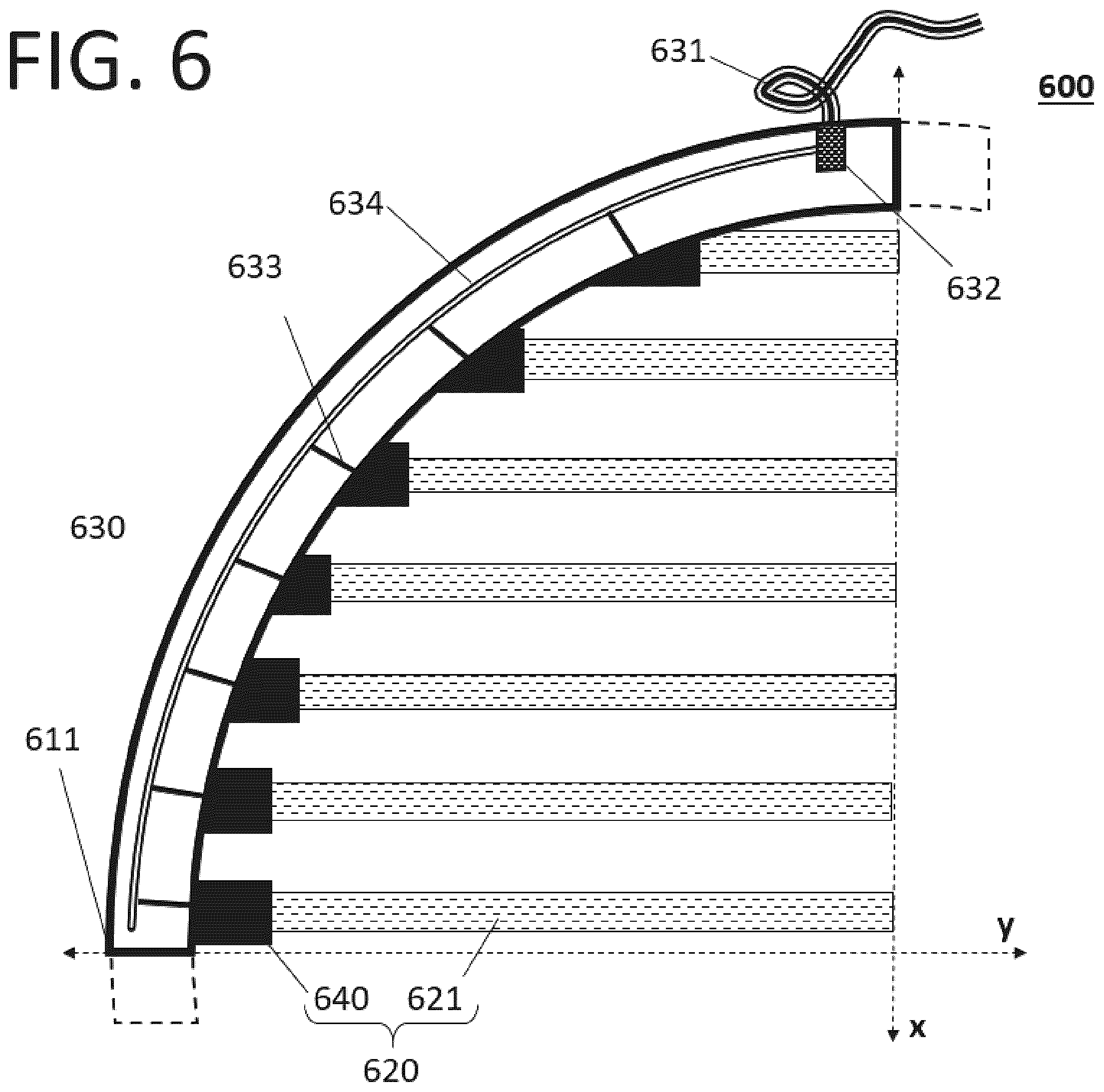 Patent US12410767 Figure 6 – Kelp wave energy collector apparatus and system
