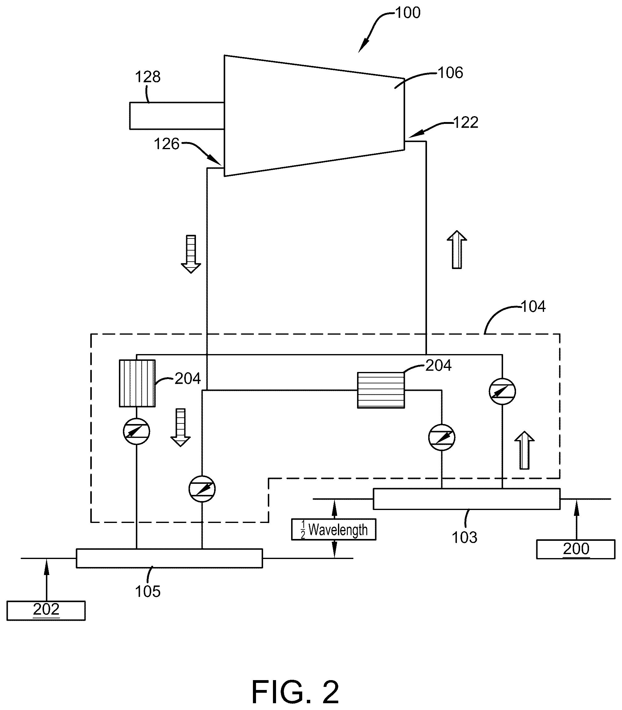 Patent US12410768 Figure 2 – Wave power device
