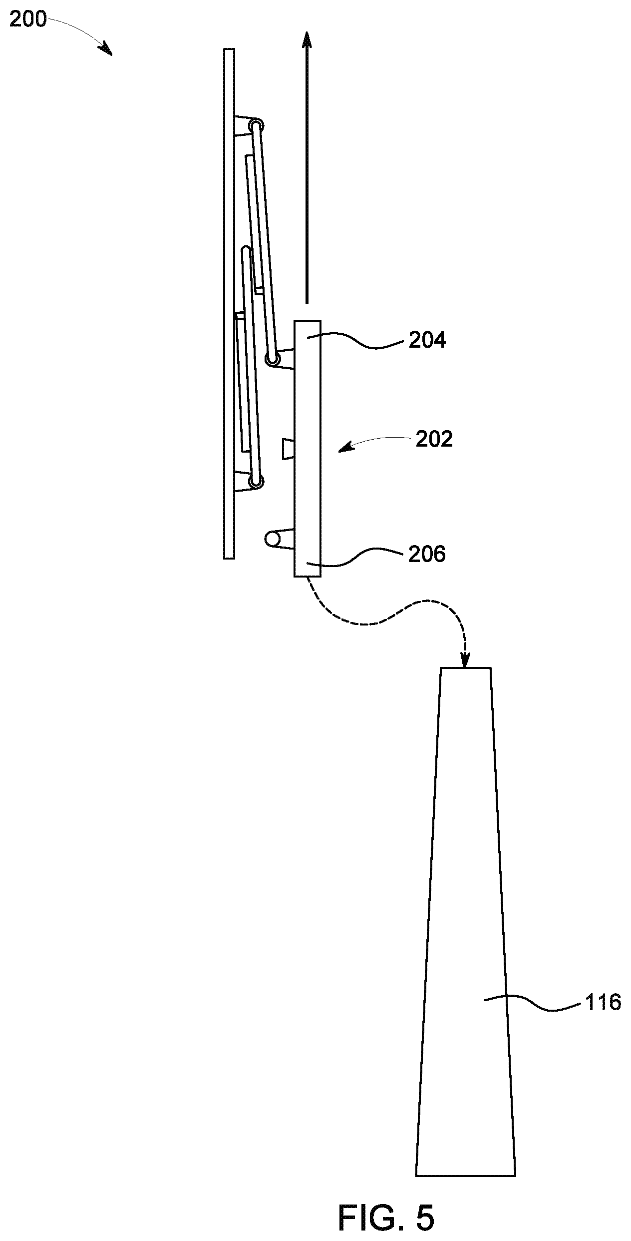 Patent US12410769 Figure 6 – Collapsible rotor assembly of a vertical axis wind turbine