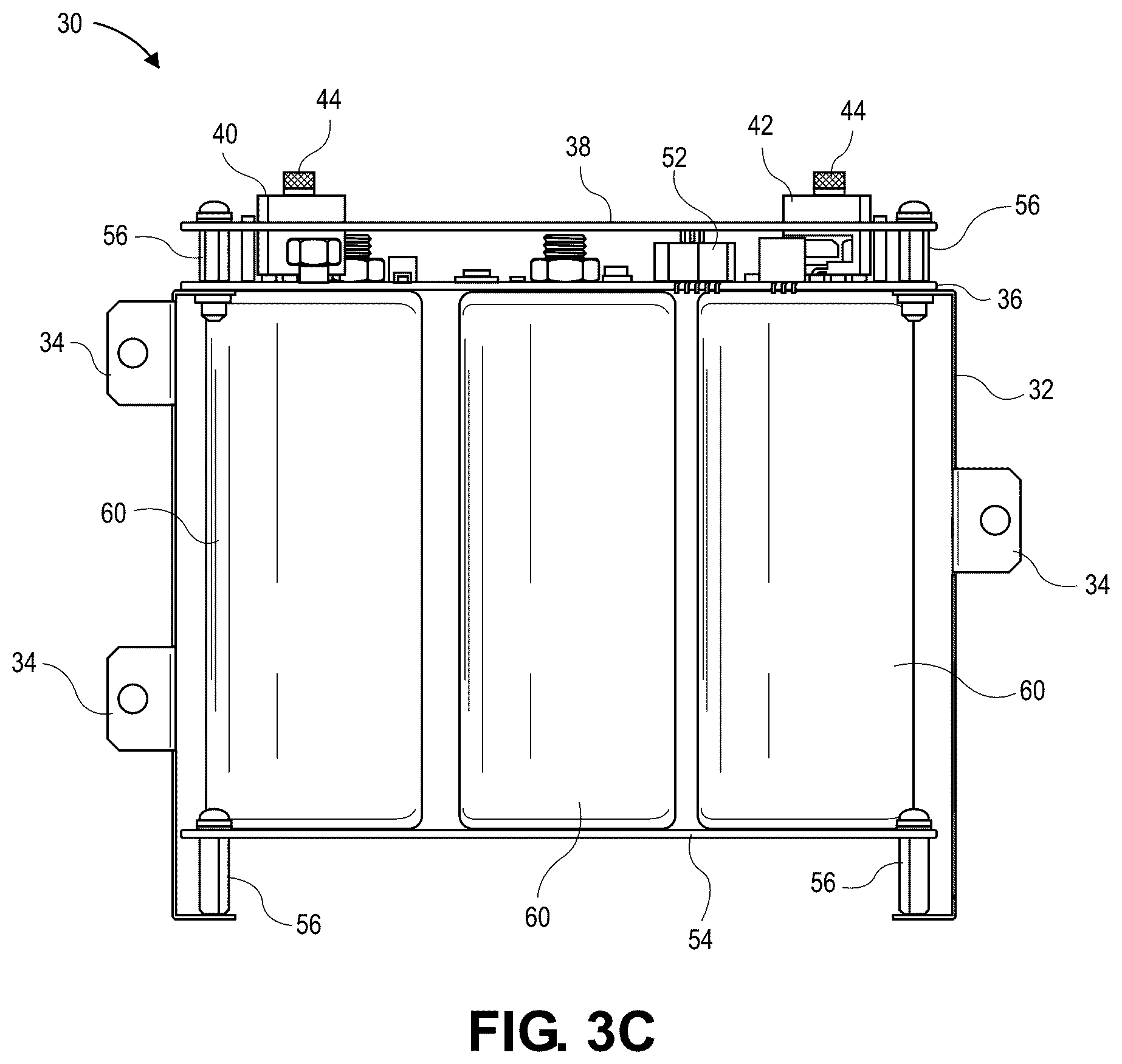 Patent US12410772 Figure 4 – Ultracapacitor pitch energy module