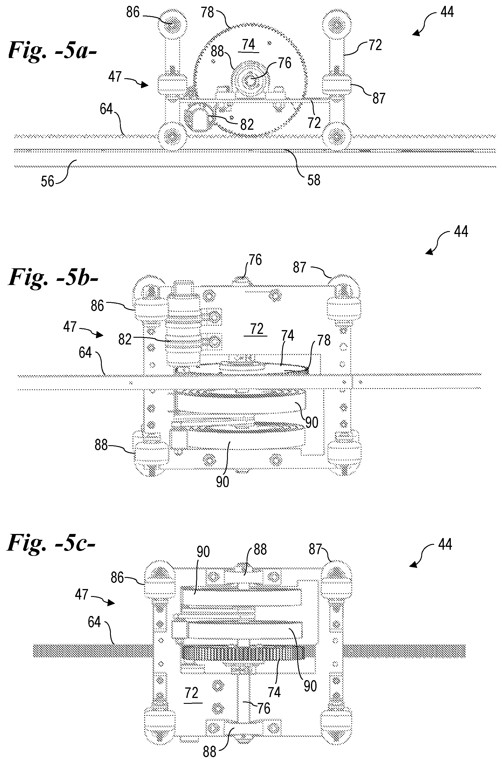 Patent US12410773 Figure 4 – System and method for use of a tunable mechanical mass damper to reduce vibrations in wind turbine blades in a locked or idling condition of the rotor hub