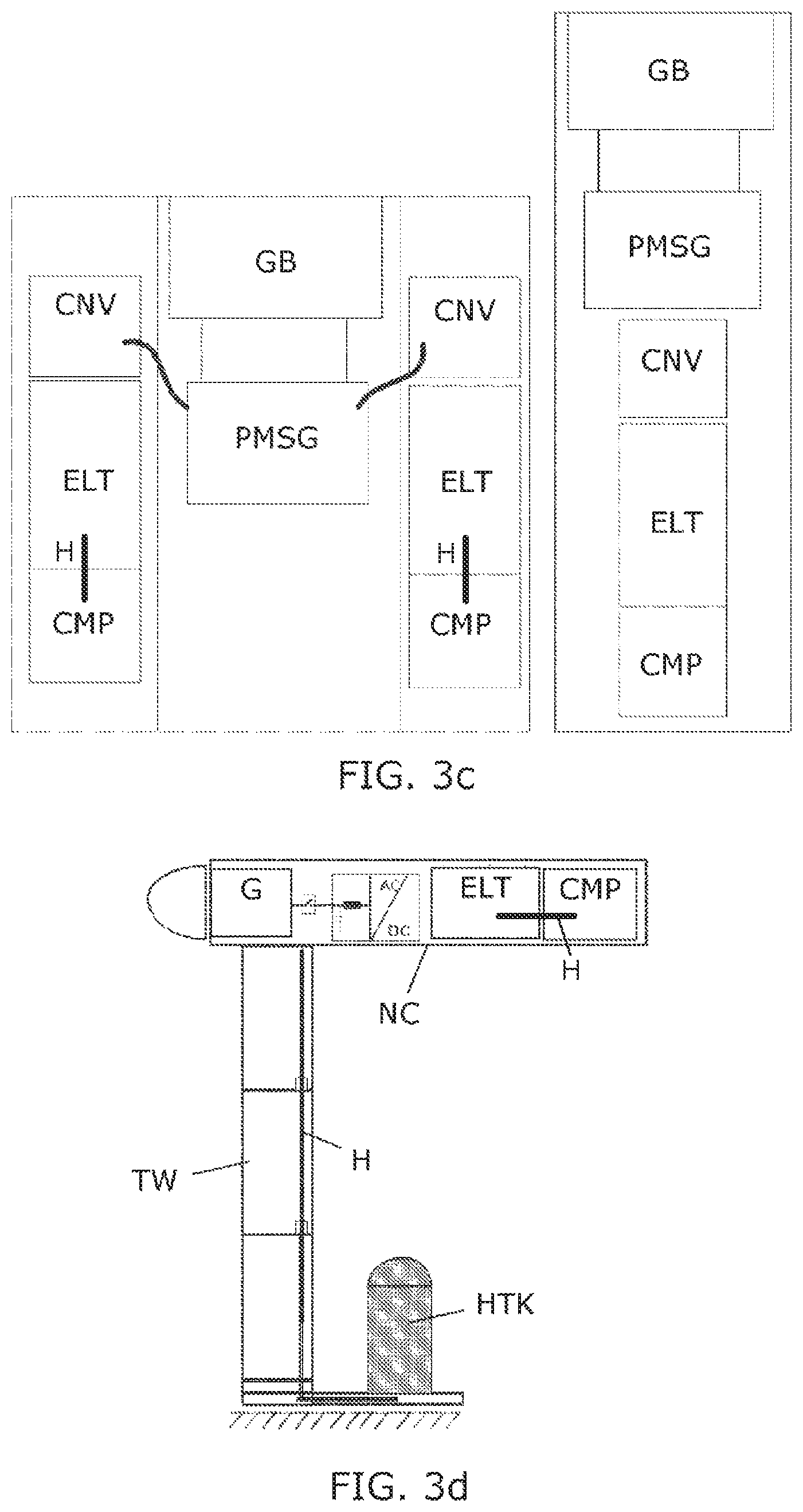 Patent US12410775 Figure 4 – Wind turbine with integrated hydrogen generation