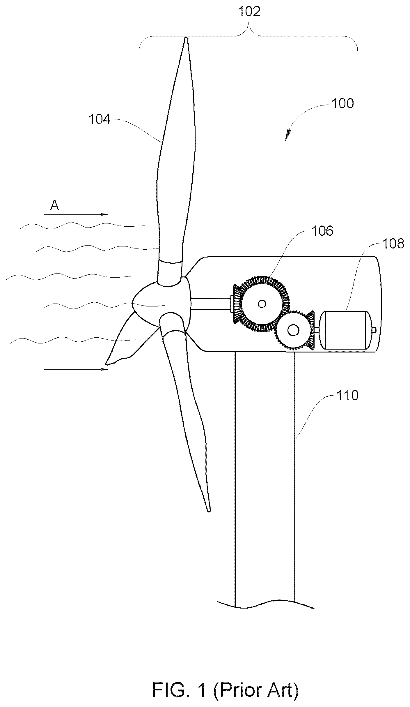 Patent US12410776 Figure 1 – Self-regulating small wind turbine generator system and method