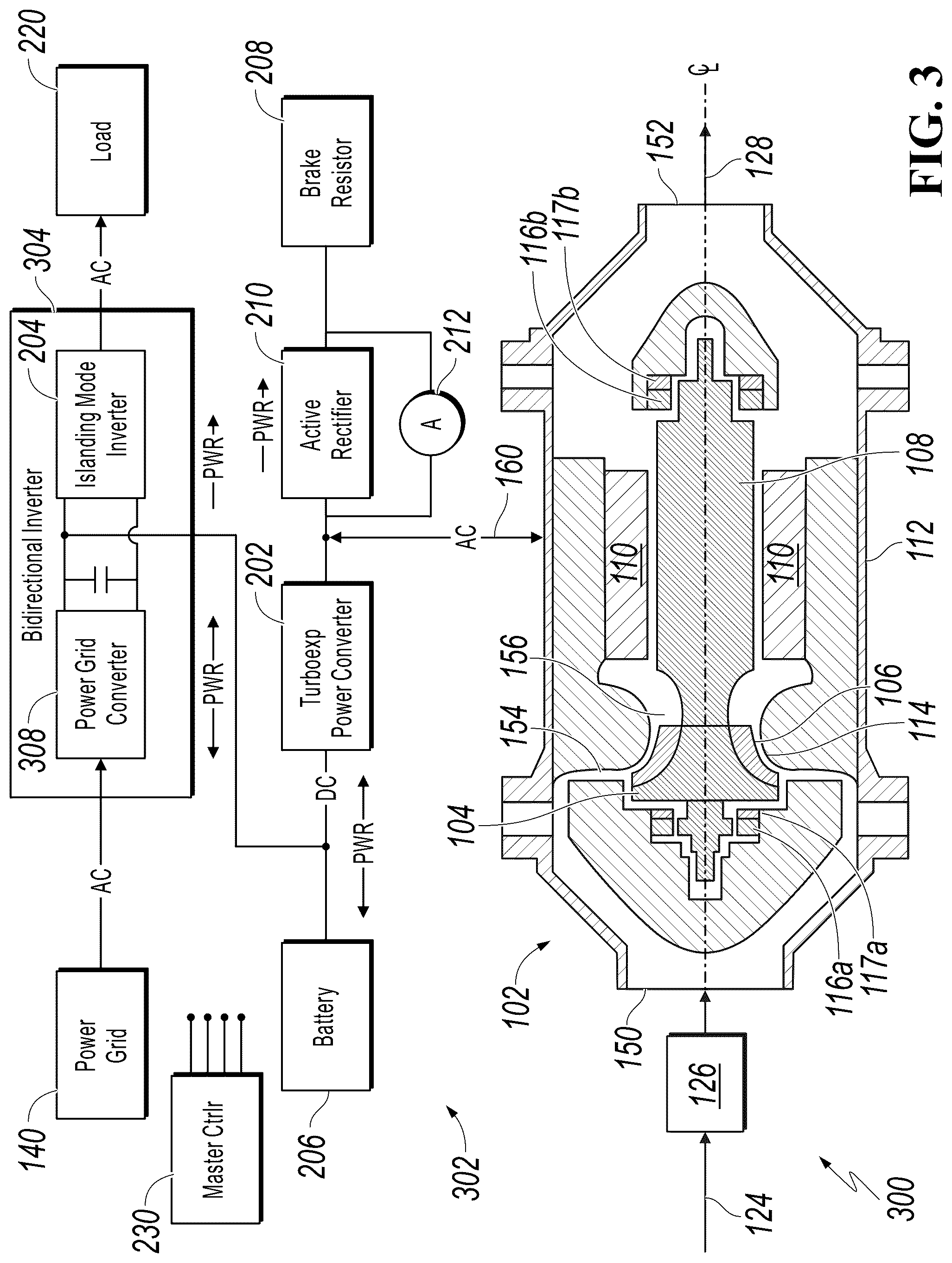 Patent US12410777 Figure 3 – Turboexpander islanding operation
