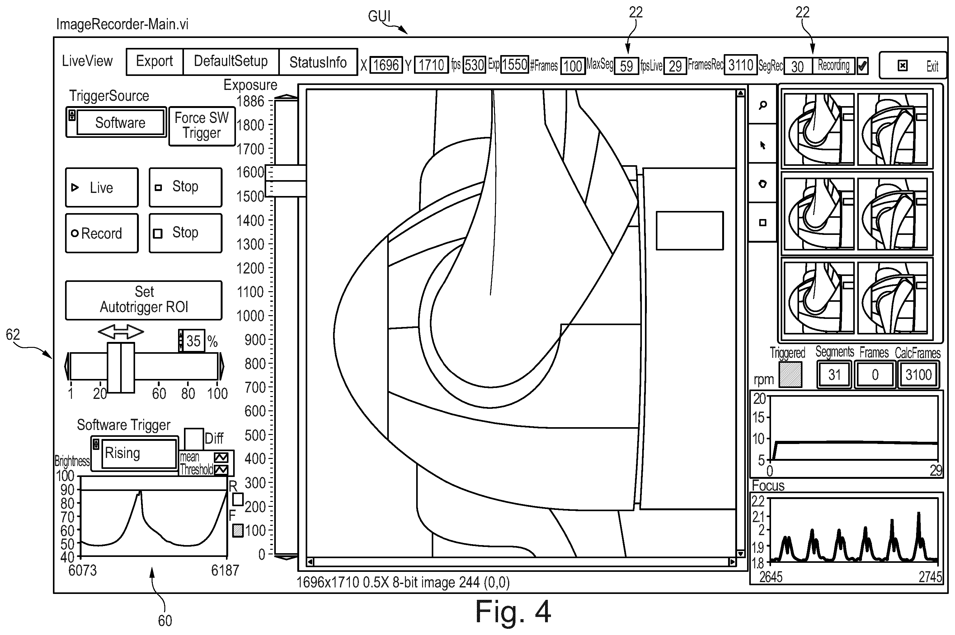 Patent US12410779 Figure 4 – Method and system for visual inspection of wind turbine generators