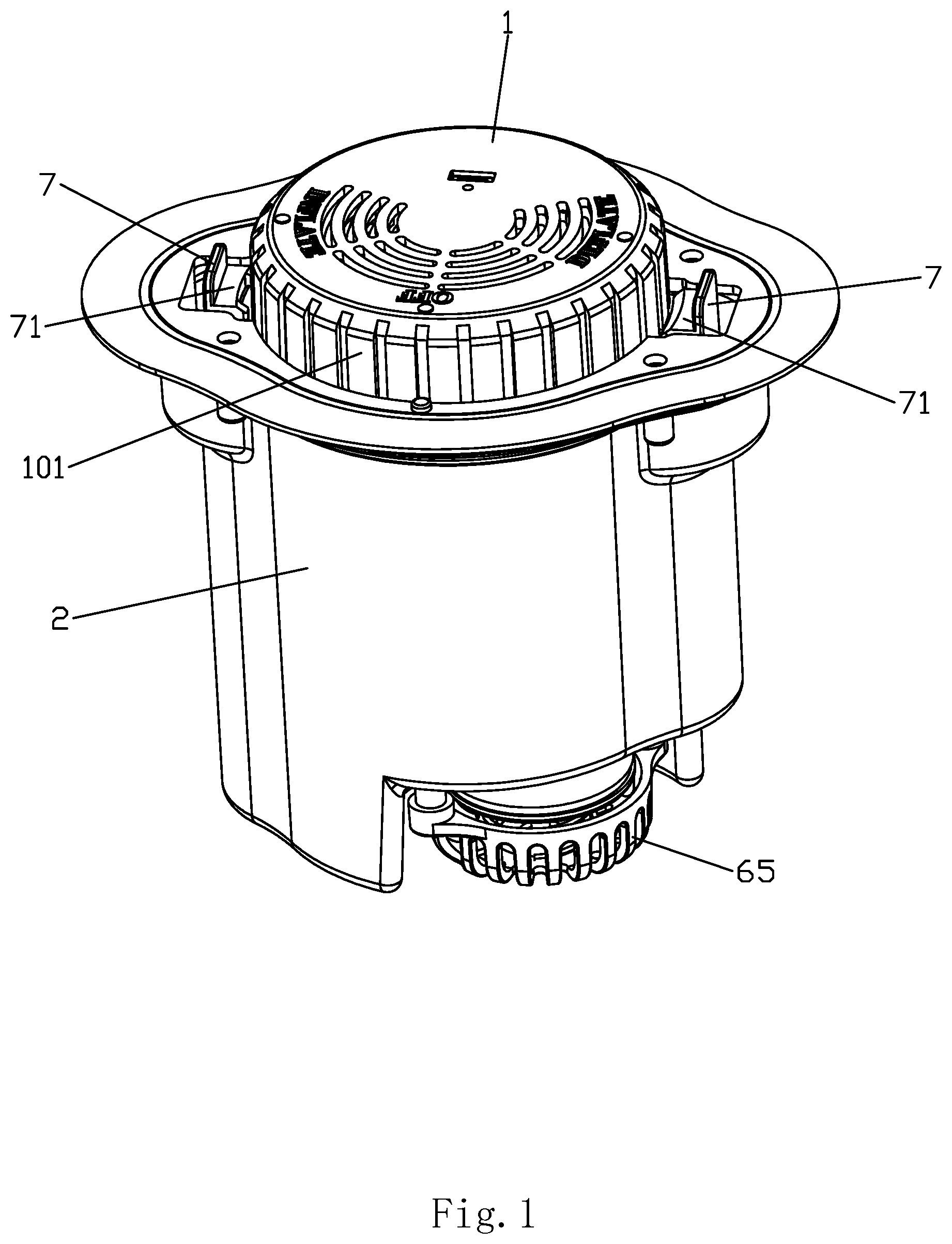 Patent US12410784 Figure 1 – Dual-purpose air pump