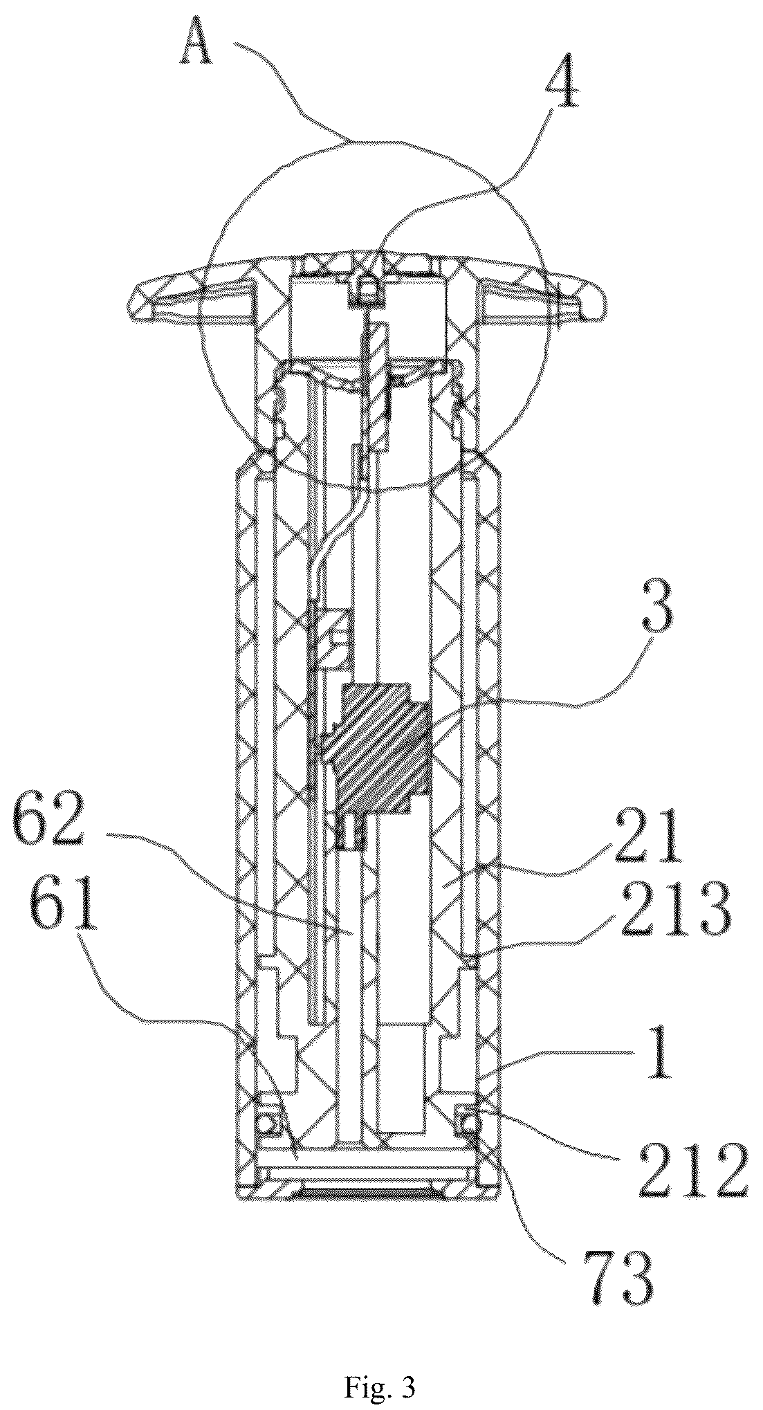 Patent US12410787 Figure 2 – Air pump having reminding function