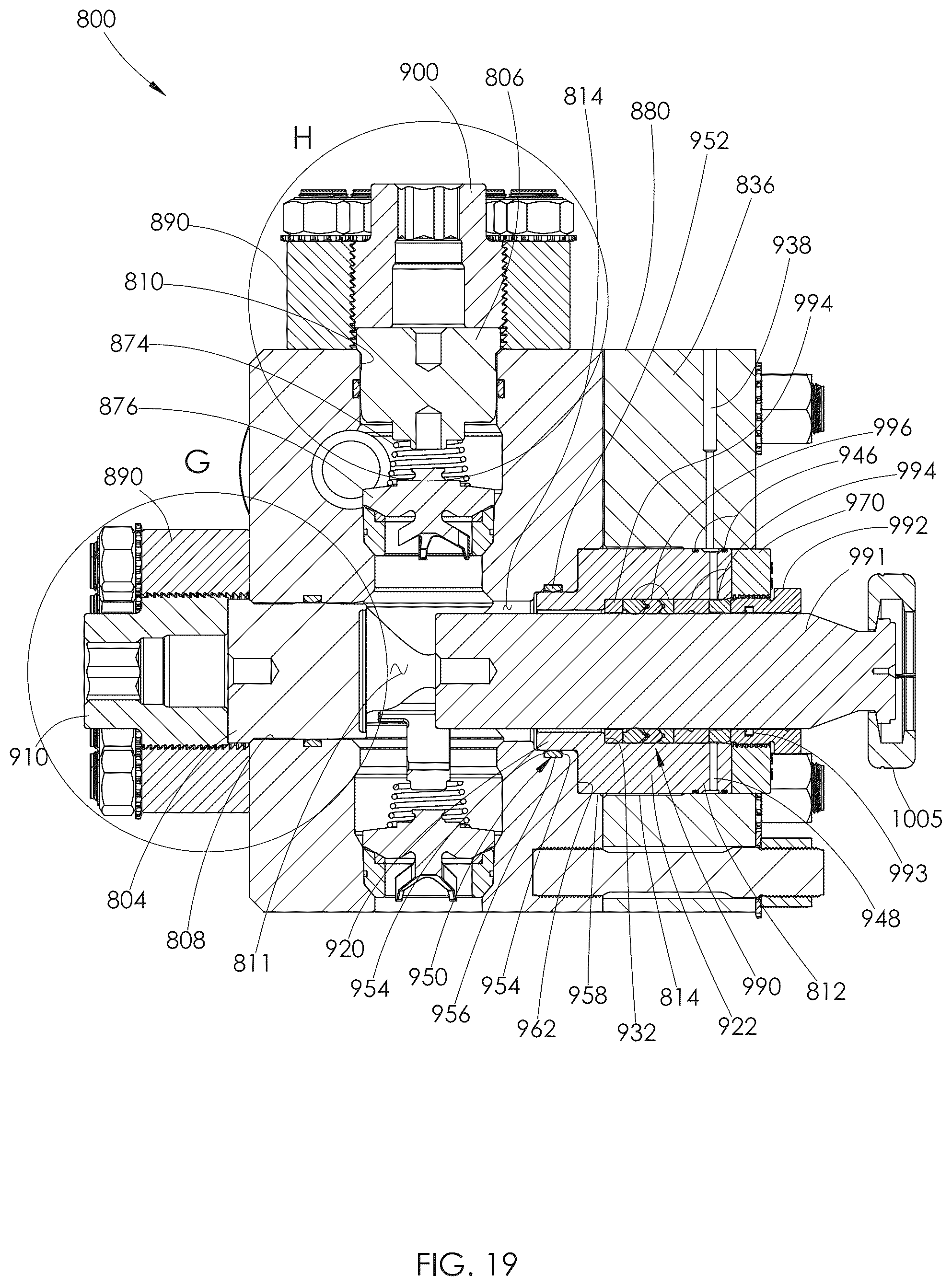 Patent US12410789 Figure 19 – Fluid end assembly