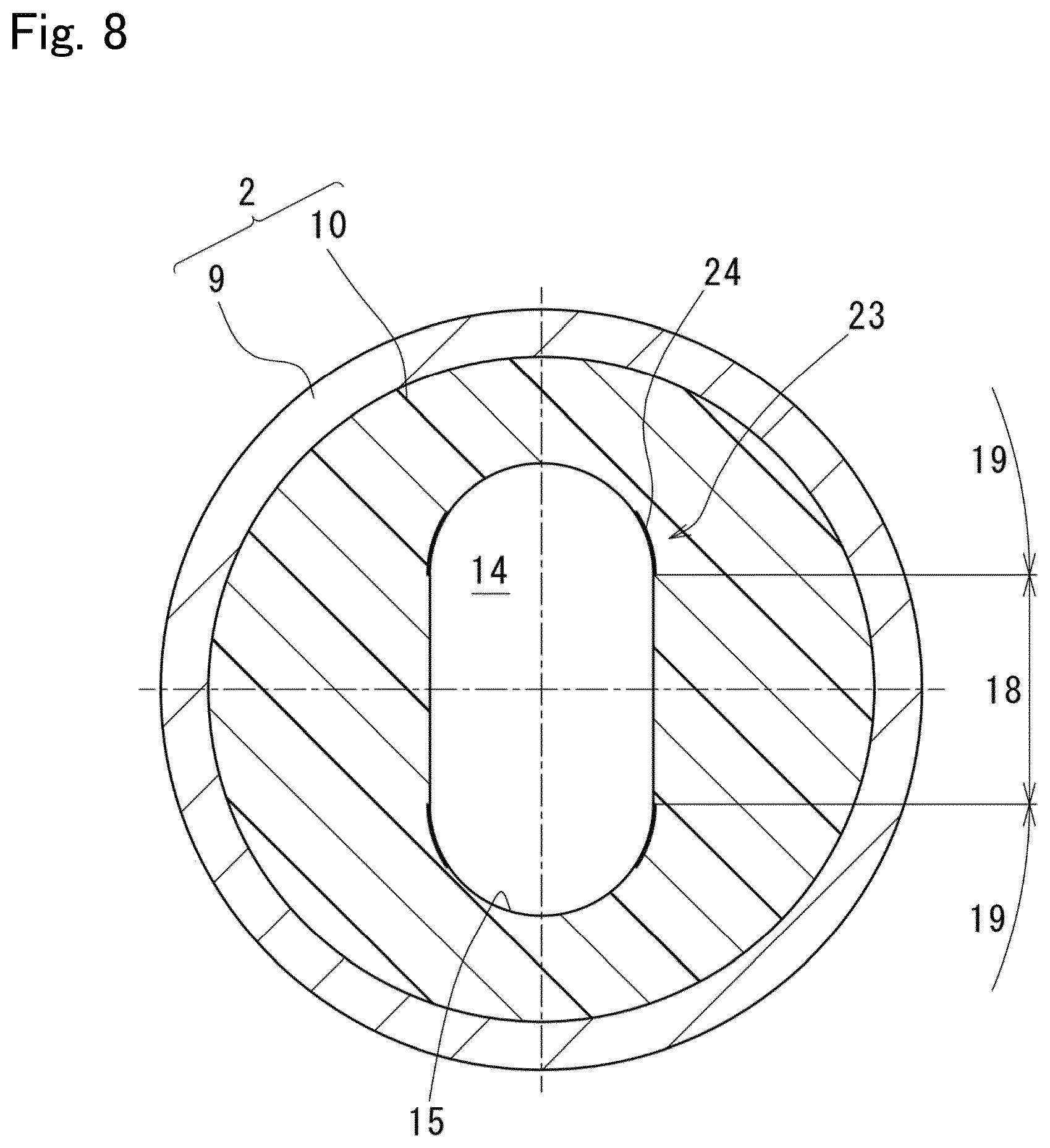 Patent US12410792 Figure 8 – Uniaxial eccentric screw pump