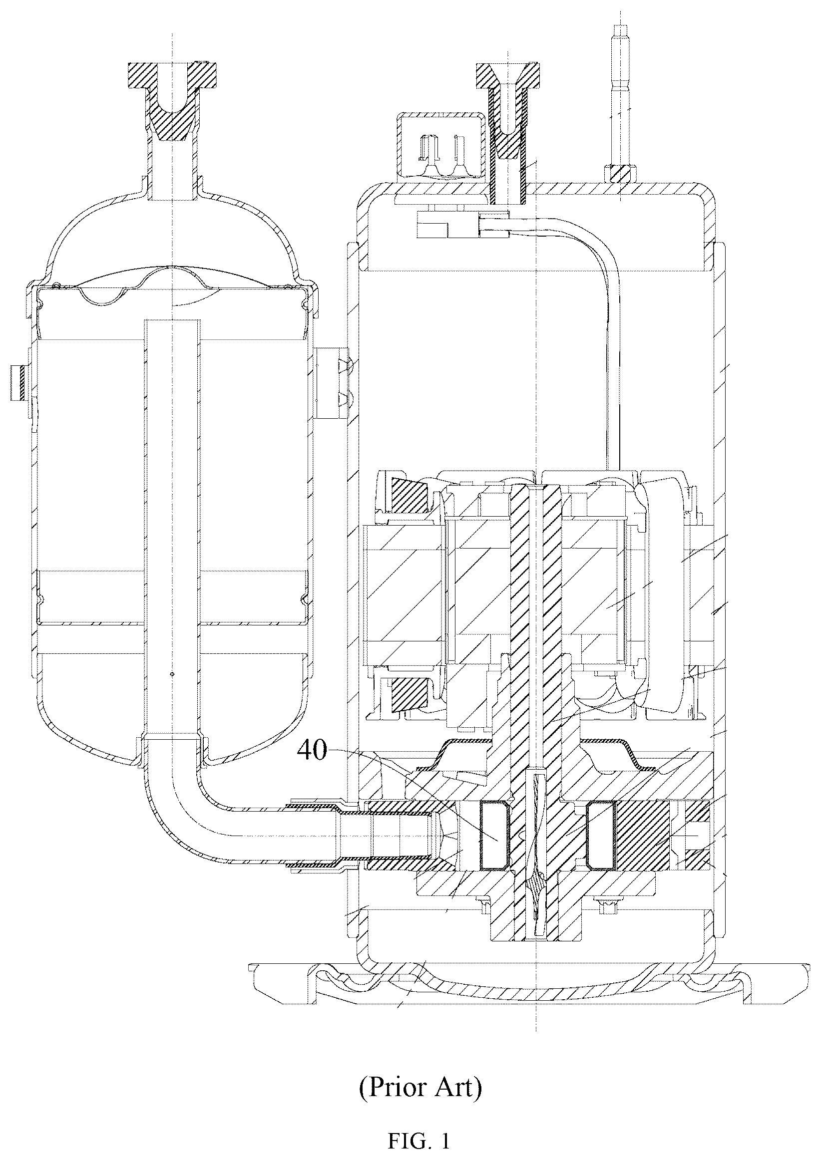 Patent US12410794 Figure 1 – Compressor and air conditioner