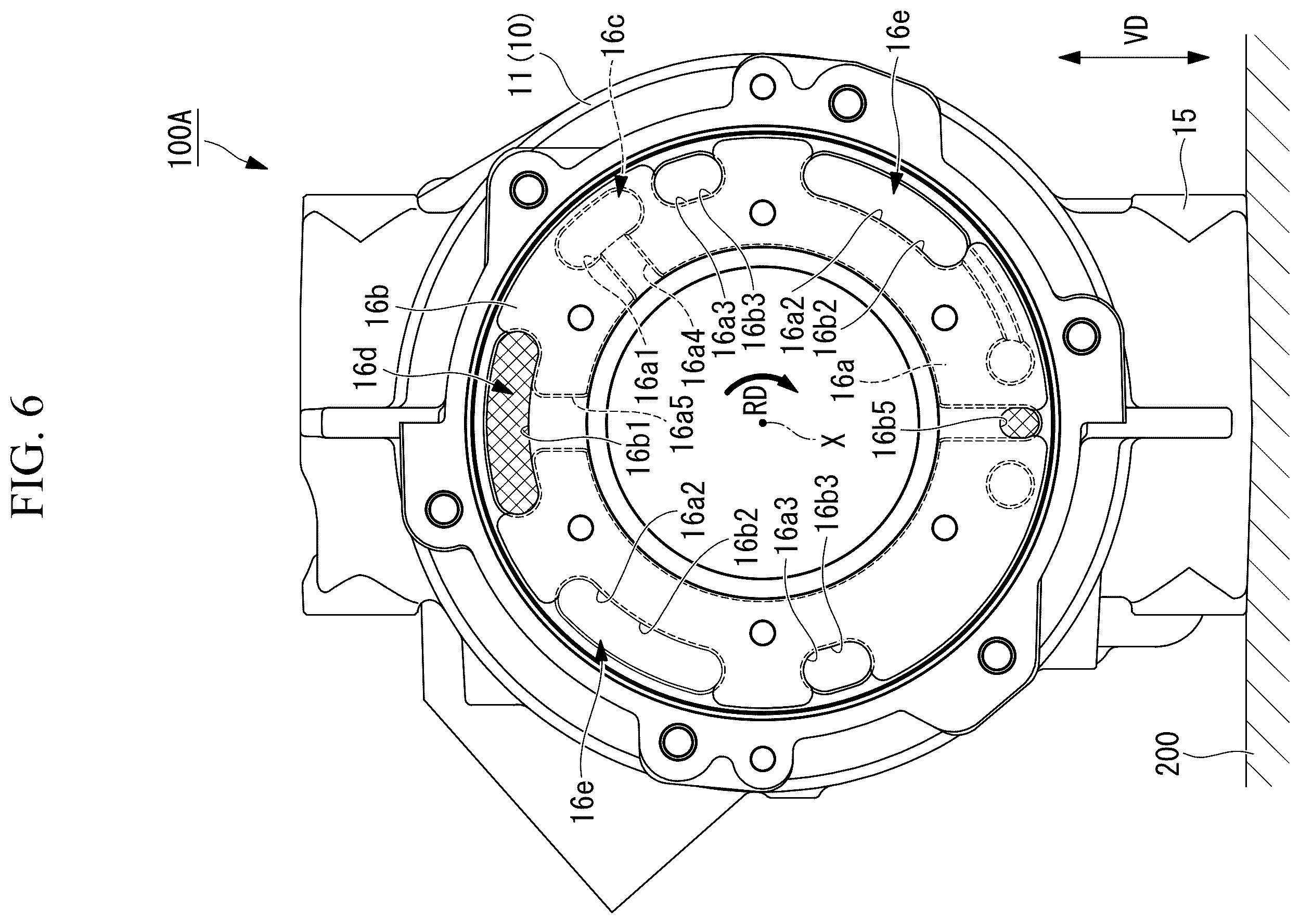 Patent US12410796 Figure 6 – Scroll compressor