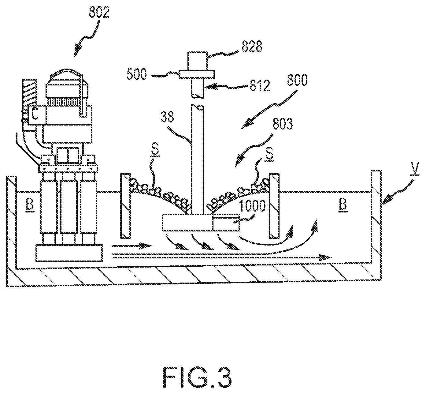Patent US12410800 Figure 3 – Coupling and rotor shaft for molten metal devices
