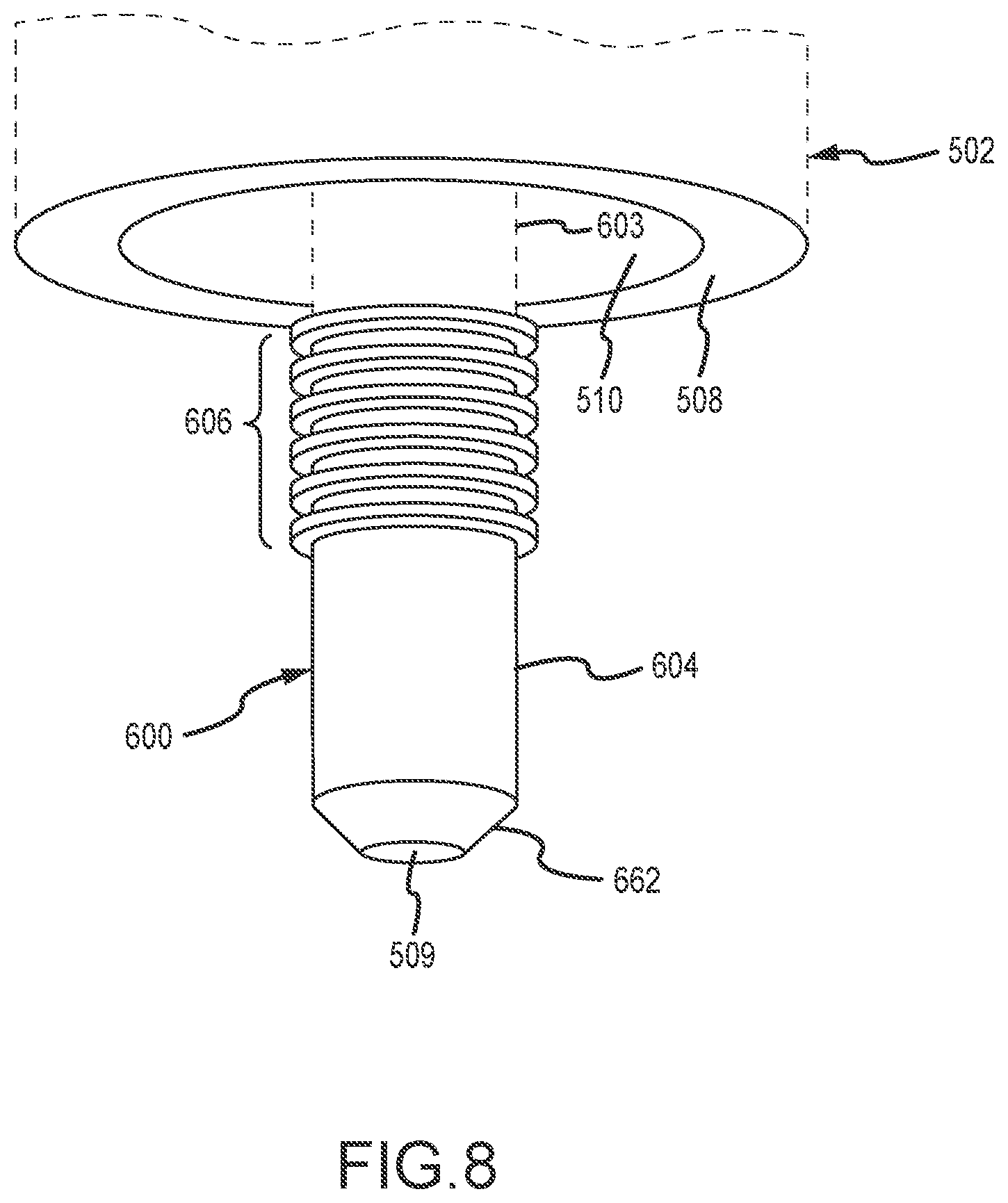 Patent US12410800 Figure 8 – Coupling and rotor shaft for molten metal devices
