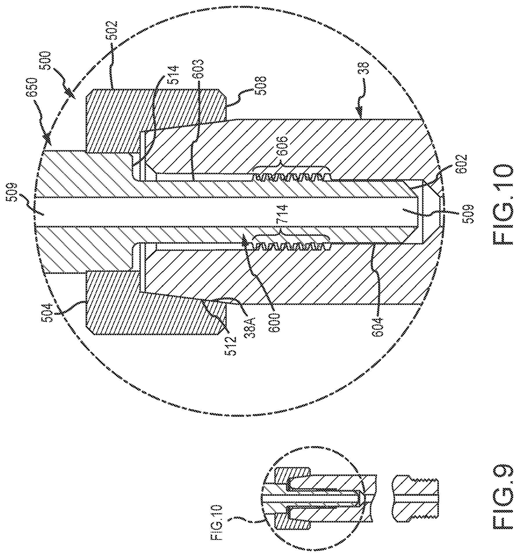 Patent US12410800 Figure 9 – Coupling and rotor shaft for molten metal devices