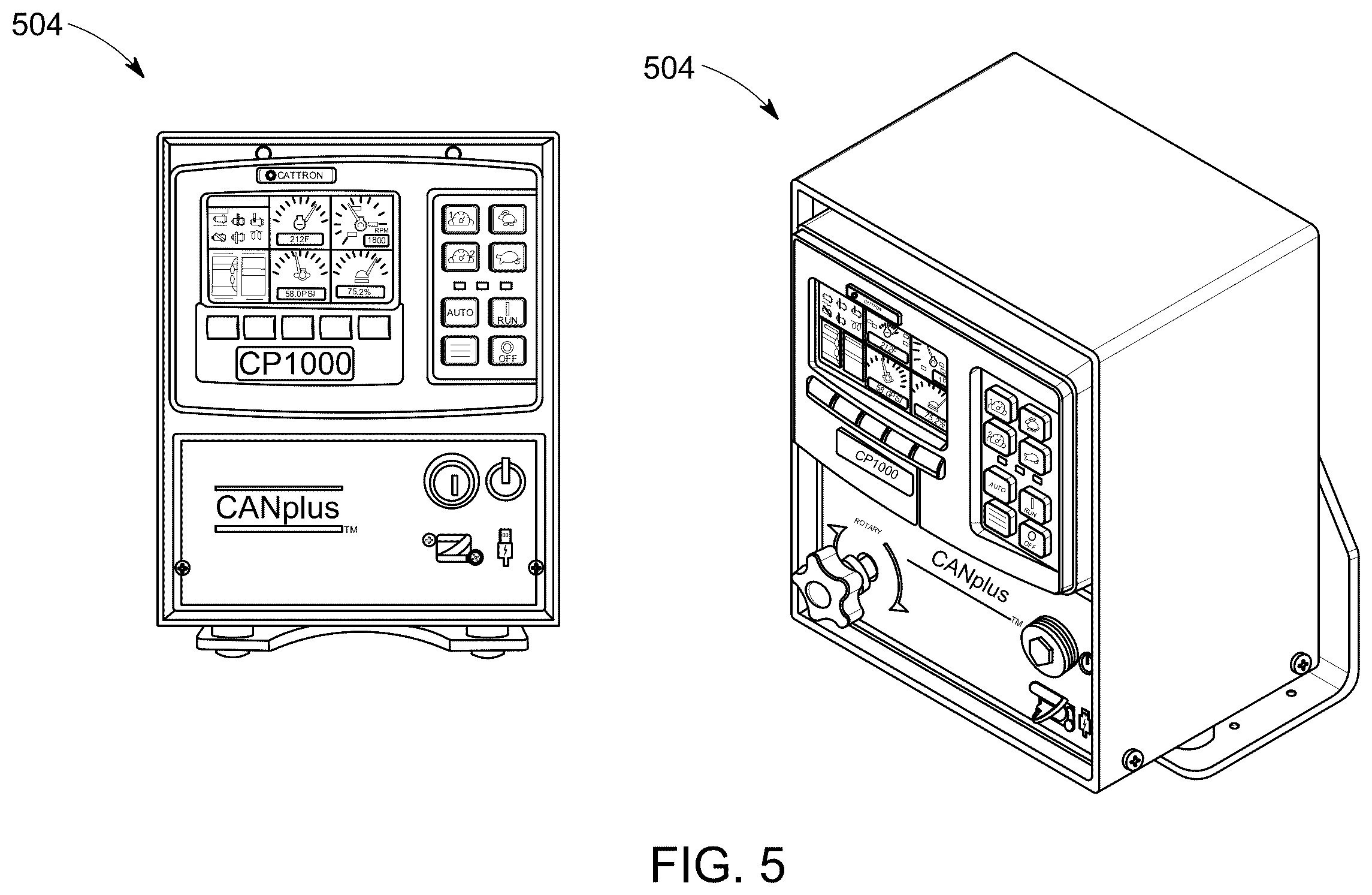 Patent US12410801 Figure 5 – Variable frequency drive (VFD) controllers with engine failover and systems including the same
