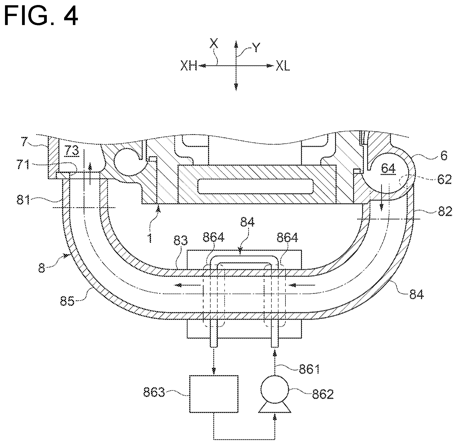 Patent US12410802 Figure 4 – Multi-stage electric centrifugal compressor