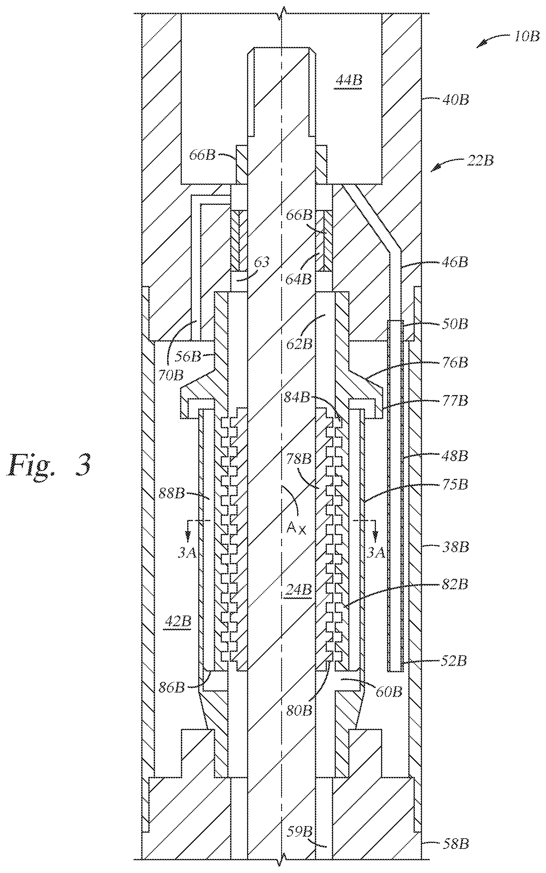 Patent US12410809 Figure 5 – Breather tube for labyrinth seal chamber