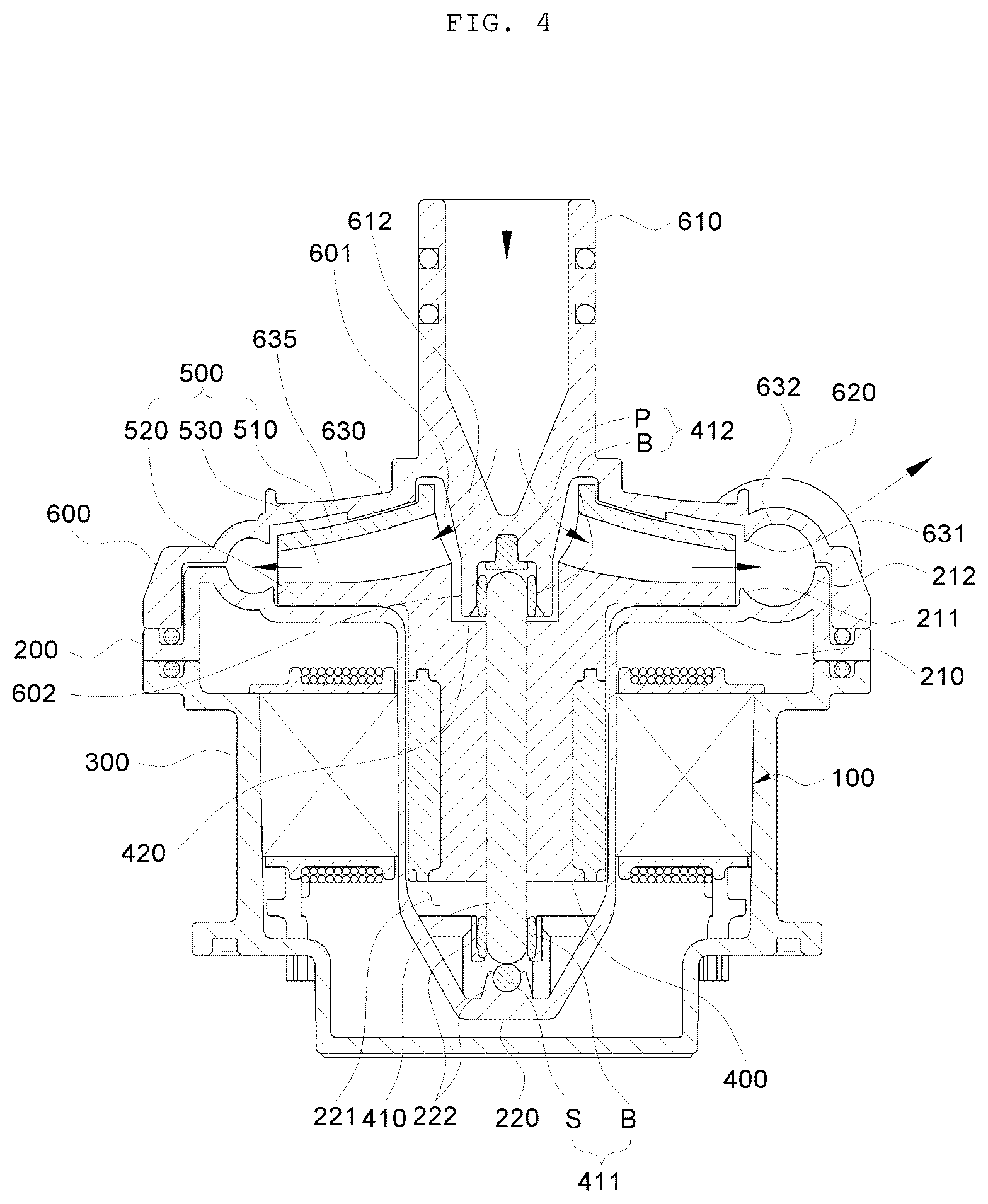 Patent US12410810 Figure 4 – Water pump