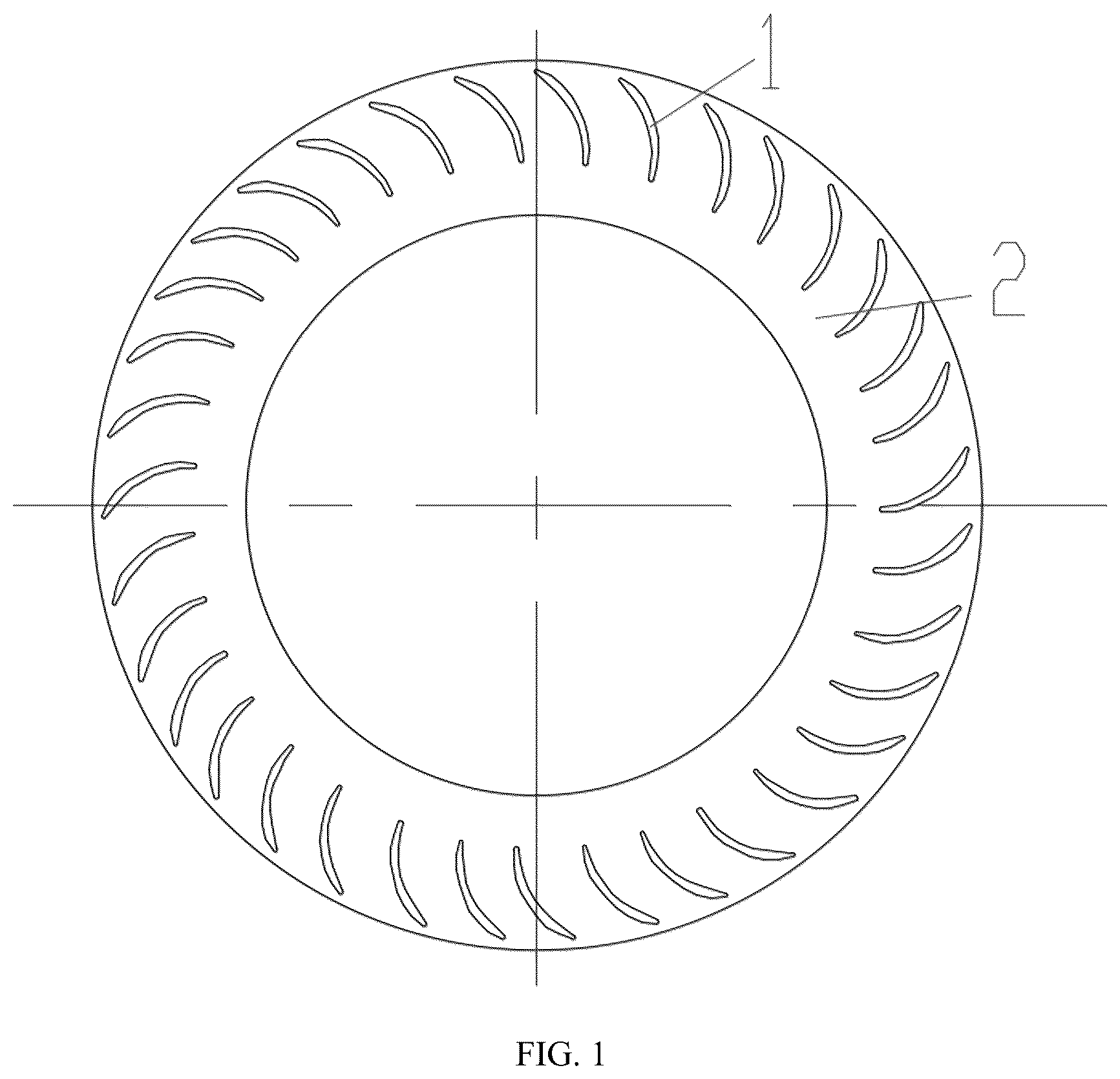 Patent US12410811 Figure 1 – Cross-flow fan and air conditioner