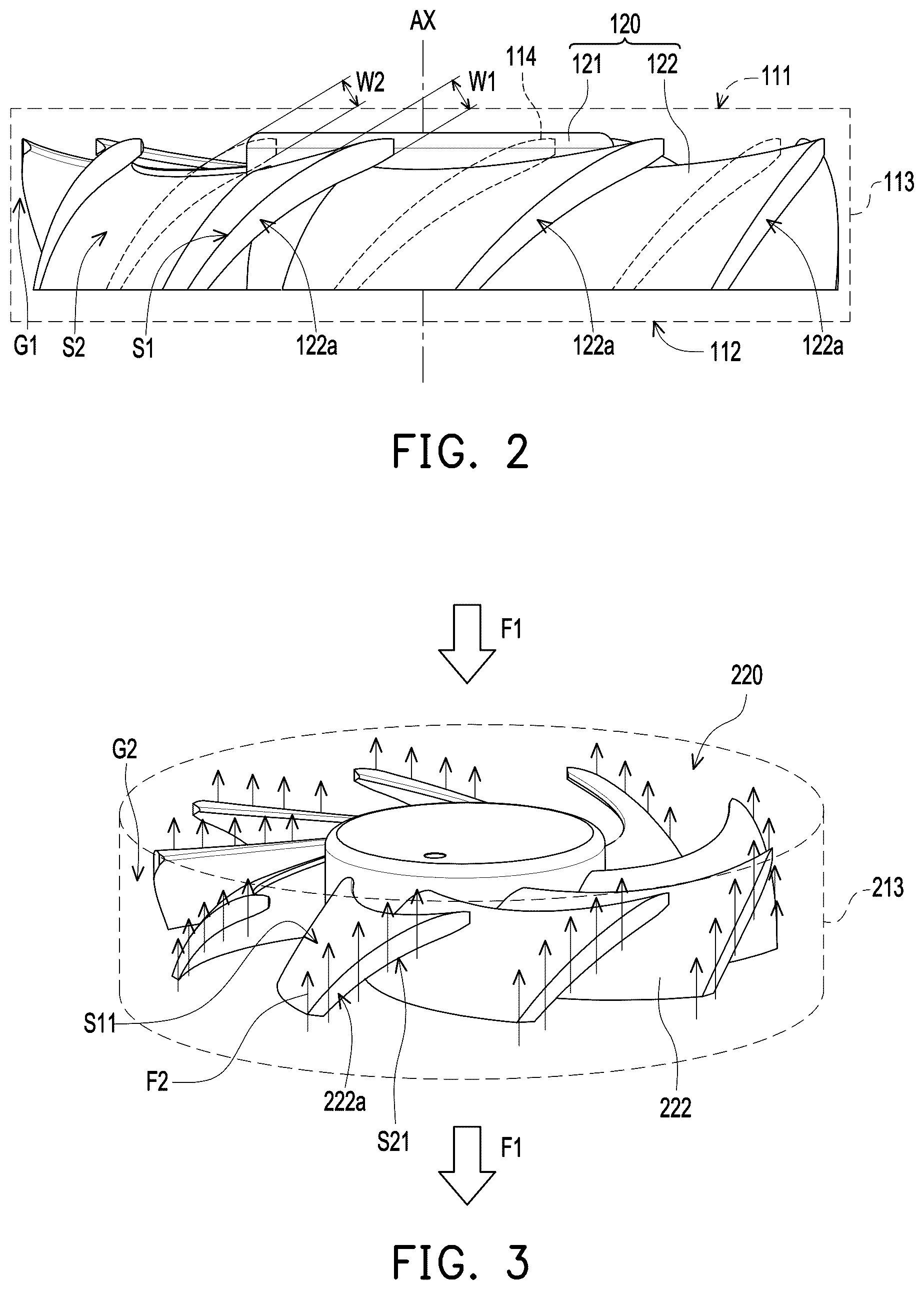 Patent US12410815 Figure 2 – Axial-flow heat-dissipation fan