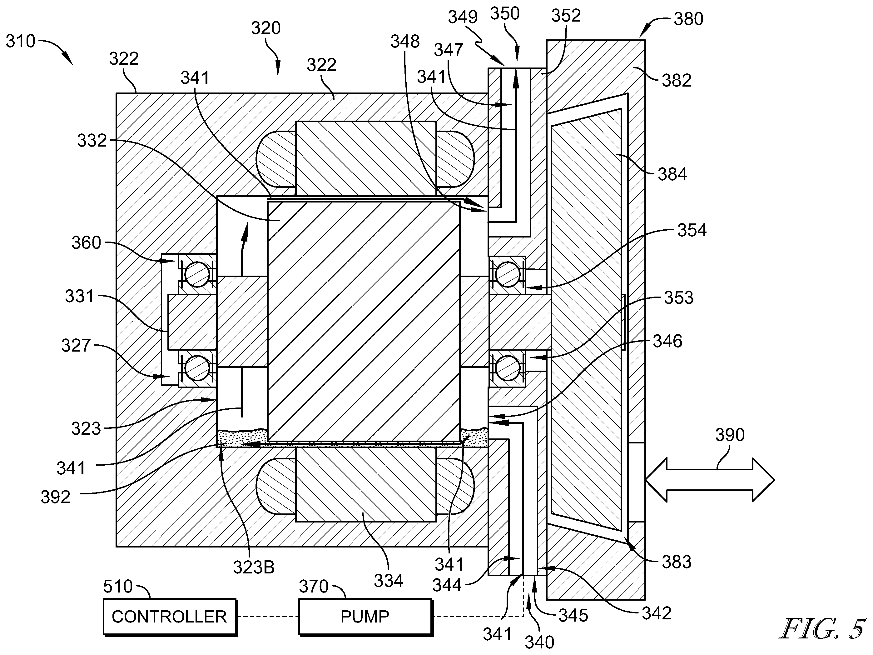 Patent US12410818 Figure 10 – Hydrogen recirculation pump heating and sealing assemblies and methods