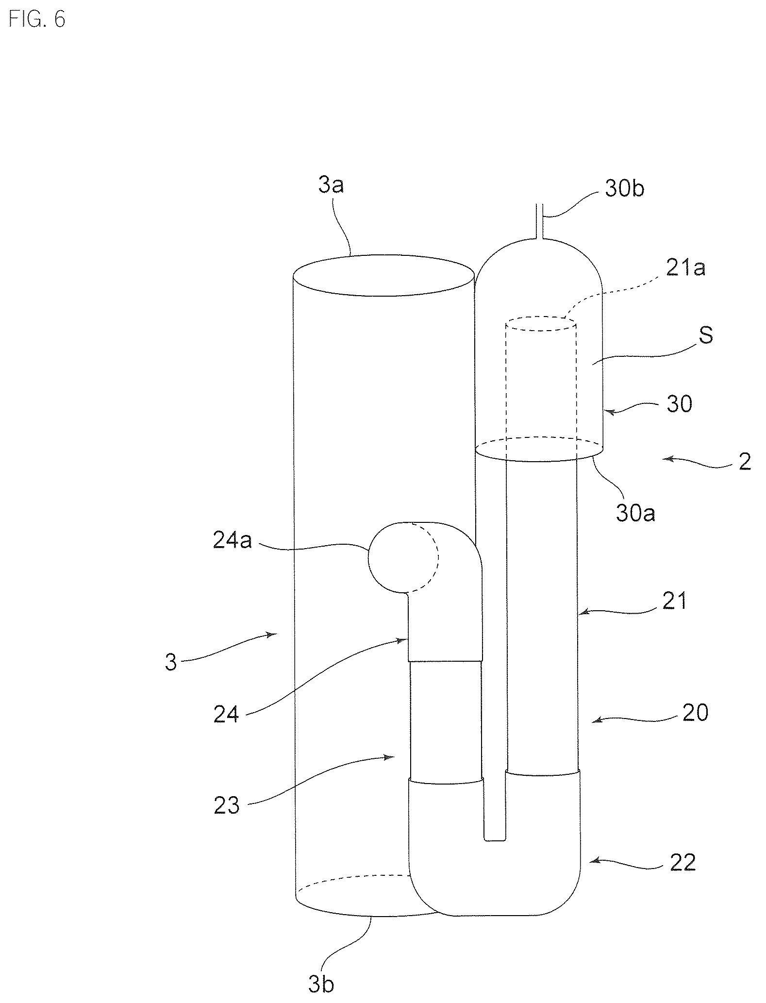 Patent US12410820 Figure 8 – Drainage device and drainage system