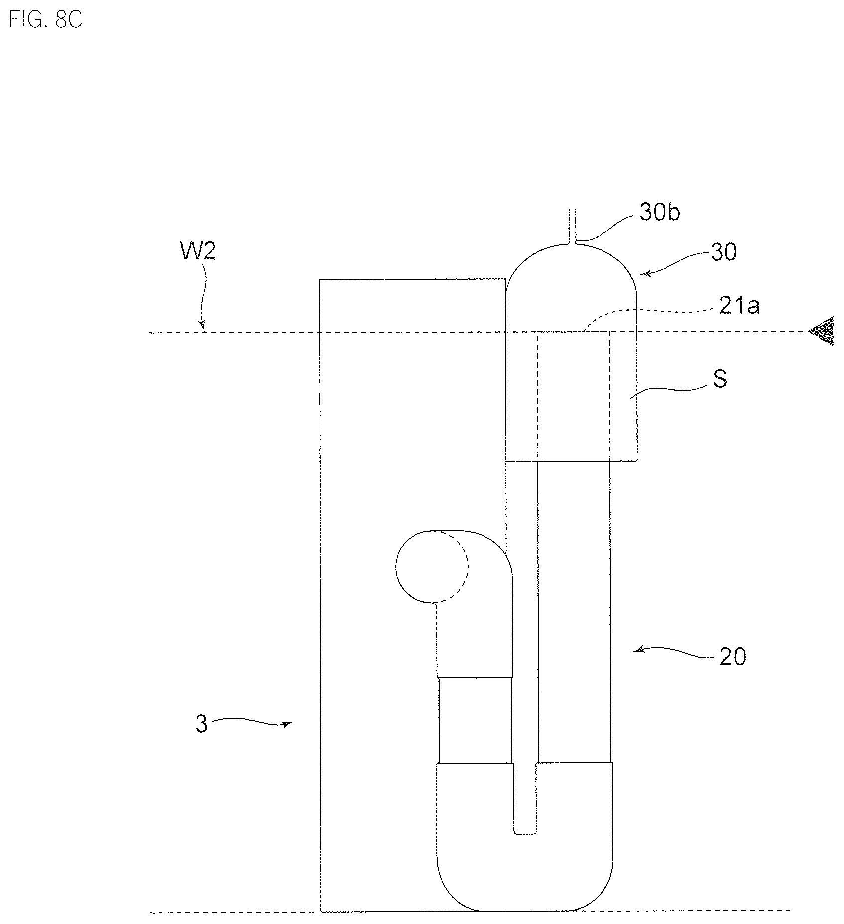 Patent US12410820 Figure 12 – Drainage device and drainage system