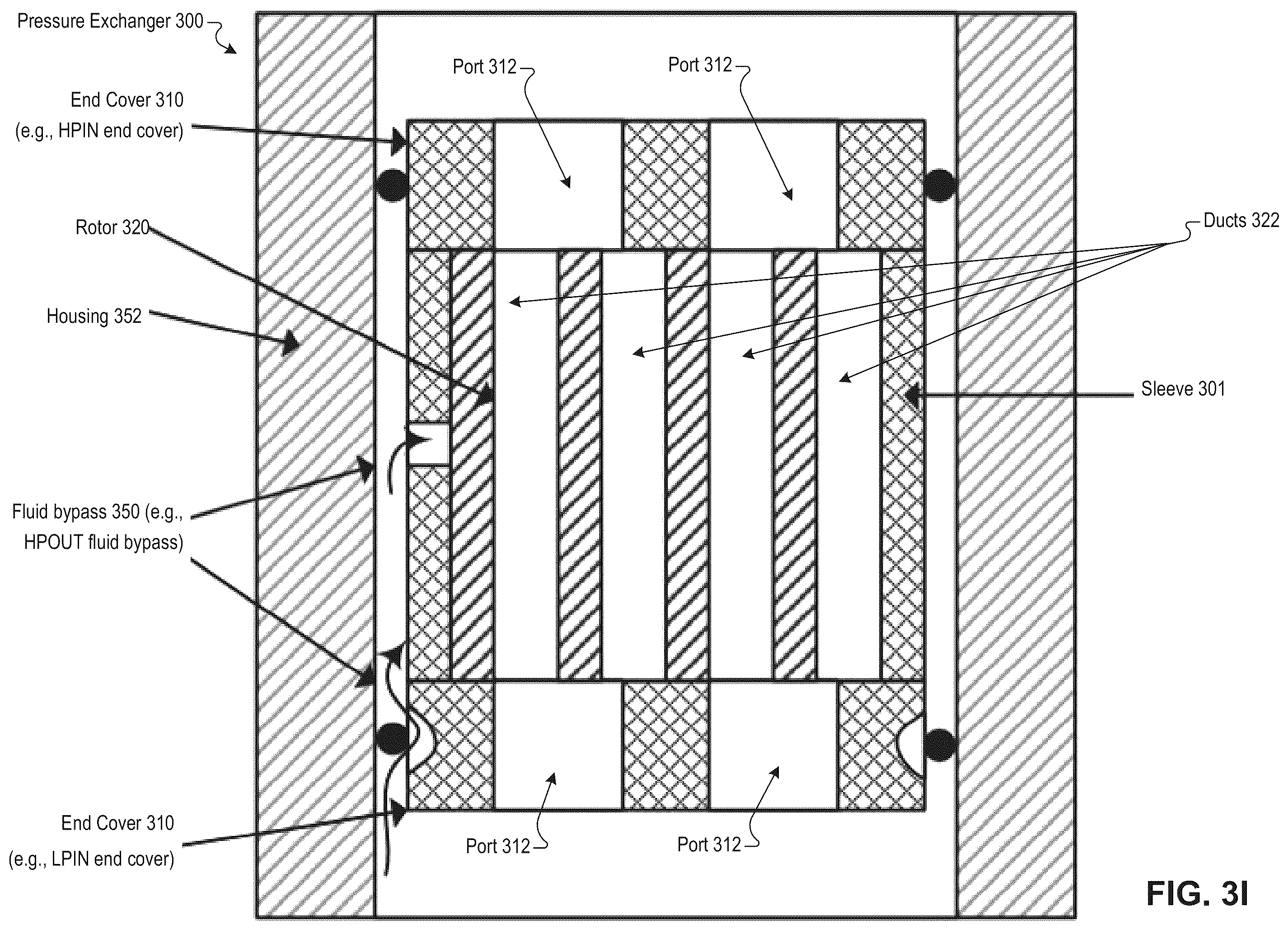 Patent US12410821 Figure 9 – Reducing cavitation, noise, and vibration in a pressure exchanger