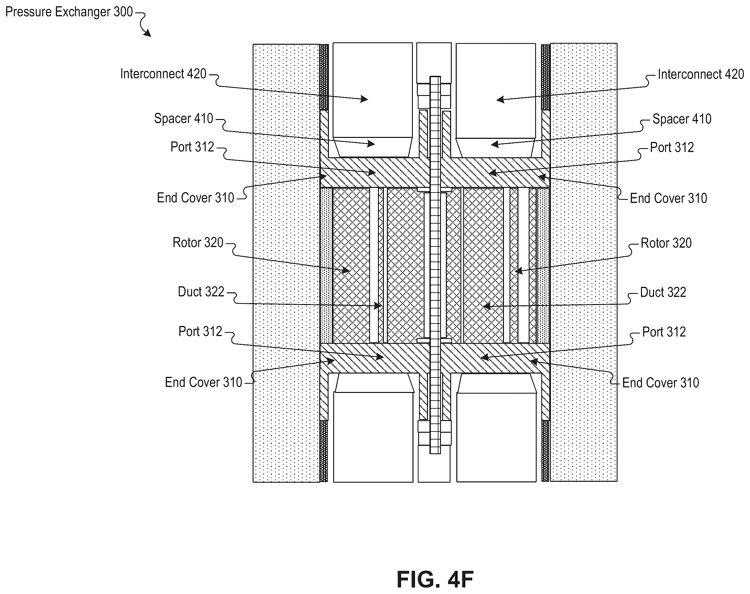 Patent US12410821 Figure 16 – Reducing cavitation, noise, and vibration in a pressure exchanger