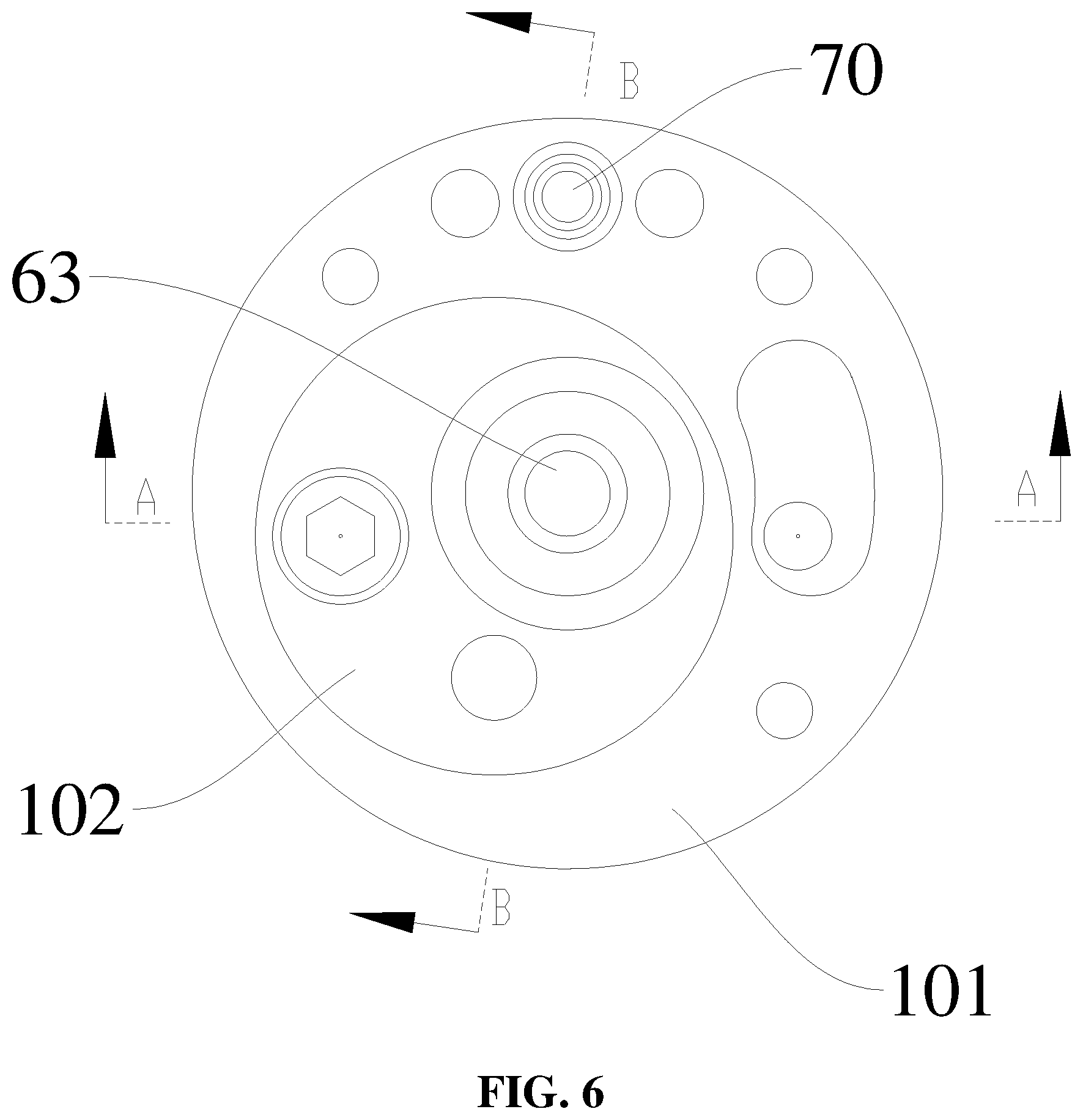 Patent US12410824 Figure 6 – Hydraulic oil-circuit system and hydraulic jack