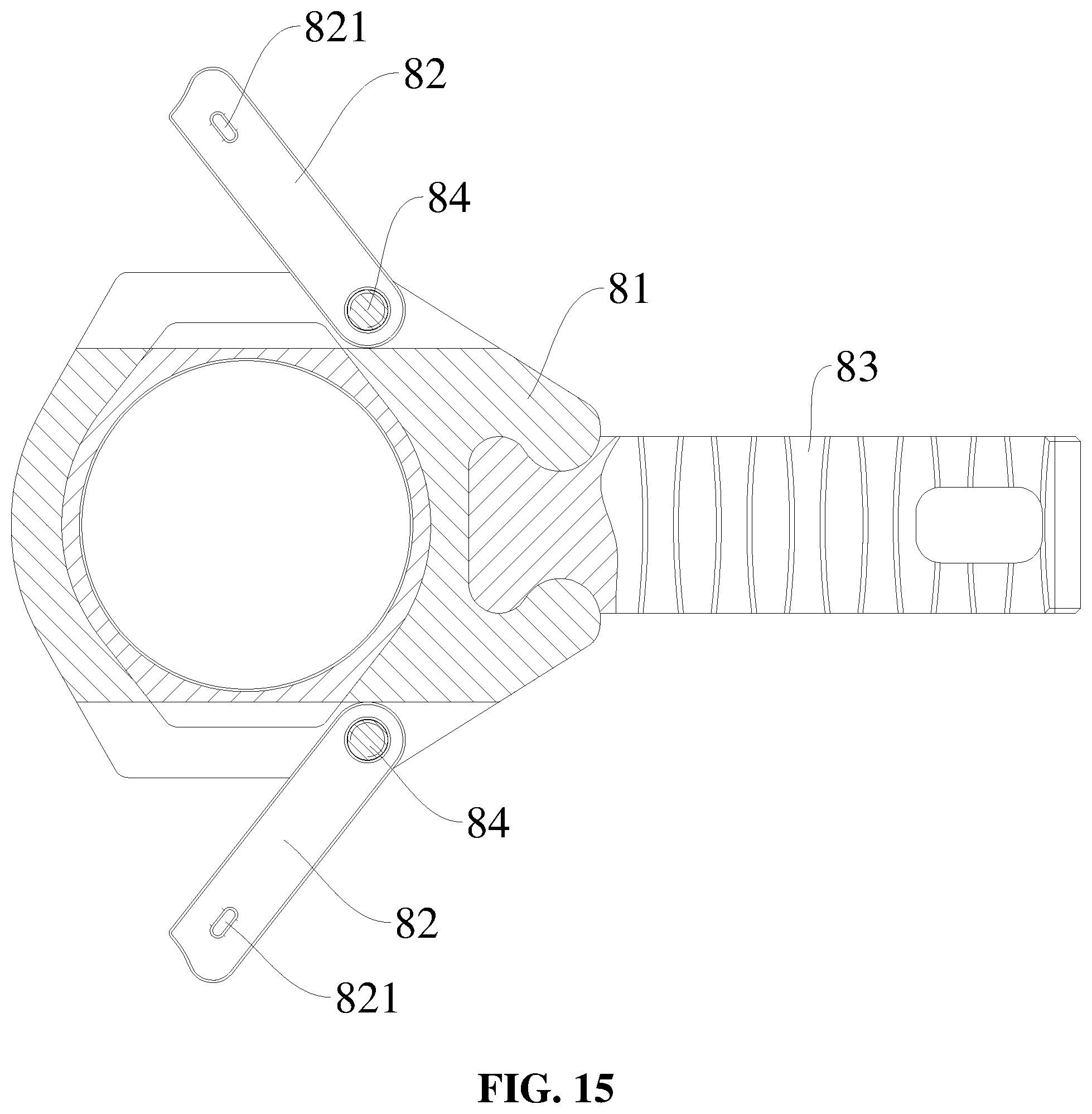 Patent US12410824 Figure 15 – Hydraulic oil-circuit system and hydraulic jack