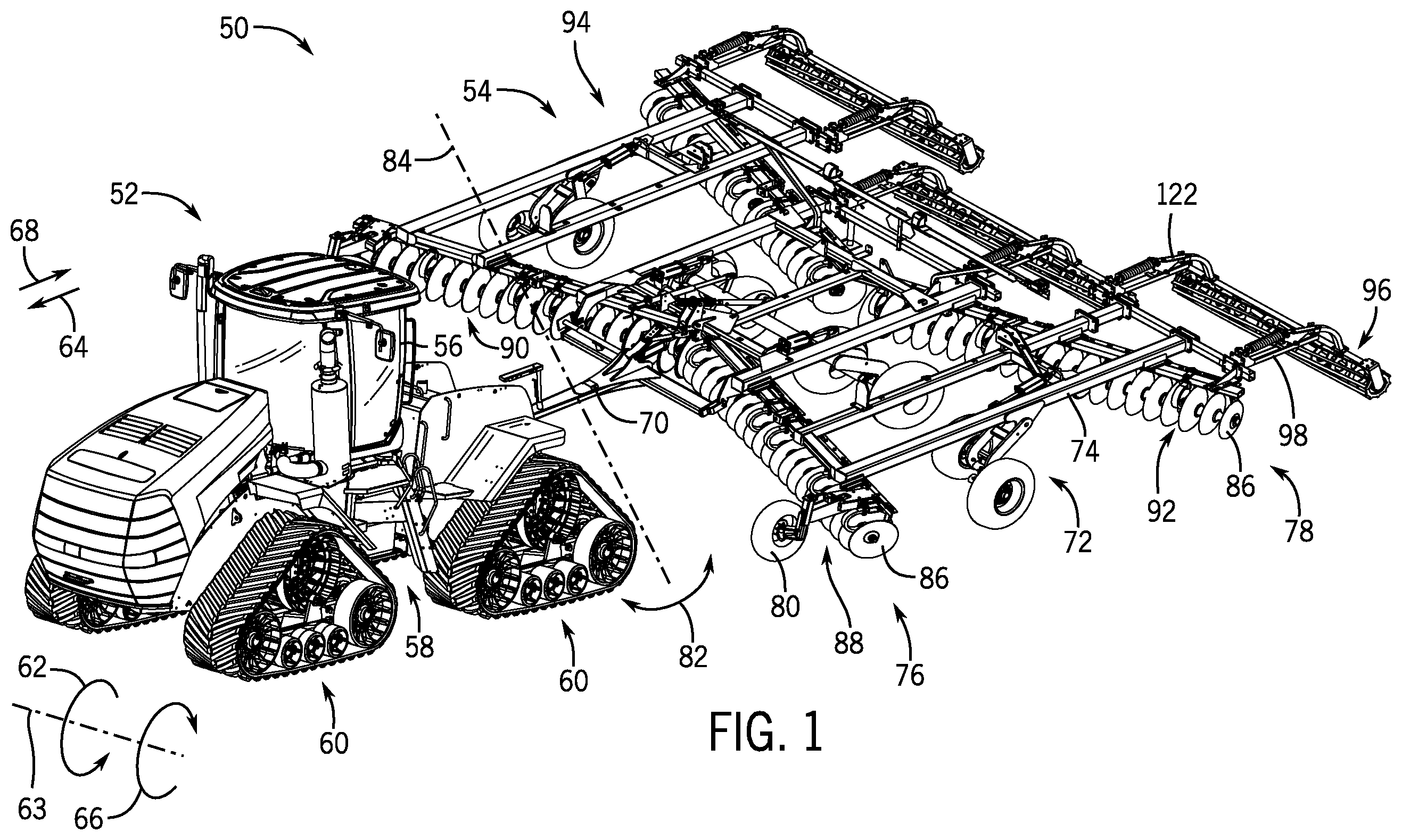 Patent US12410825 Figure 1 – System to reduce line loss in pressure control hydraulic circuit