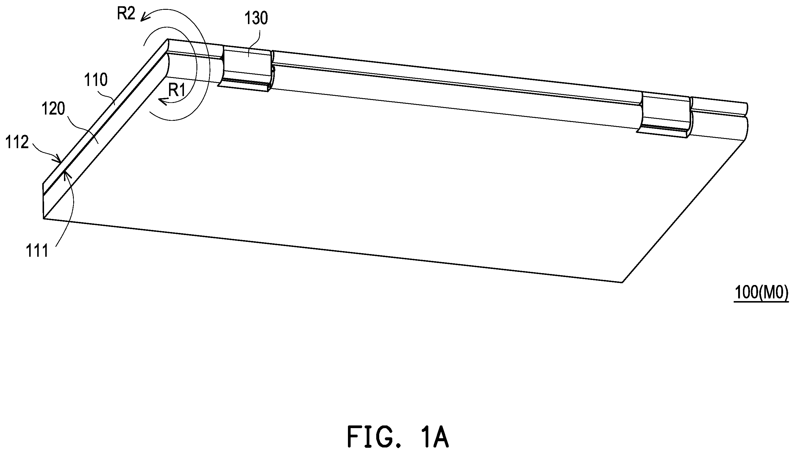 Patent US12410833 — Foldable electronic device — Figure 1