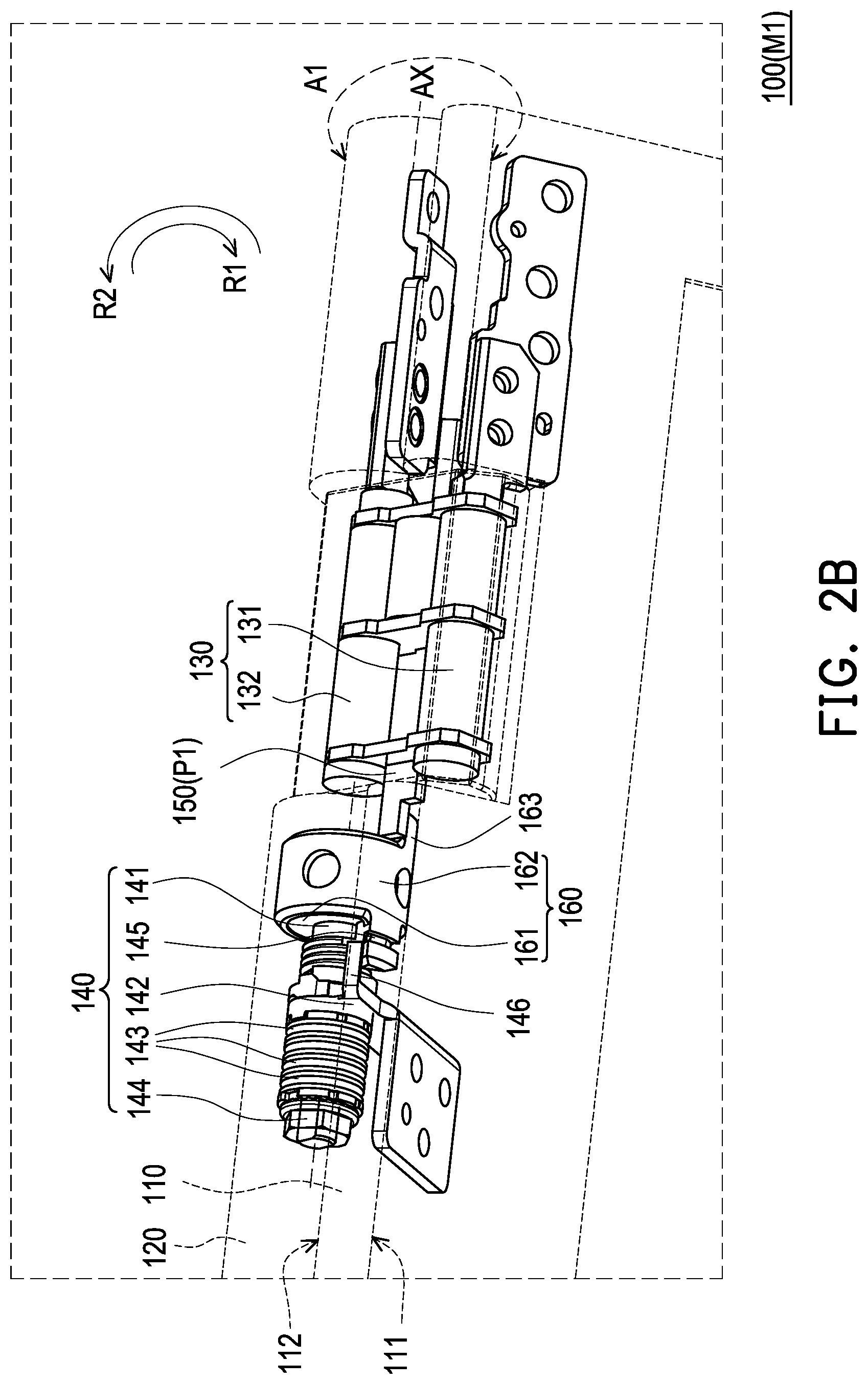 Patent US12410833 Figure 5 – Foldable electronic device
