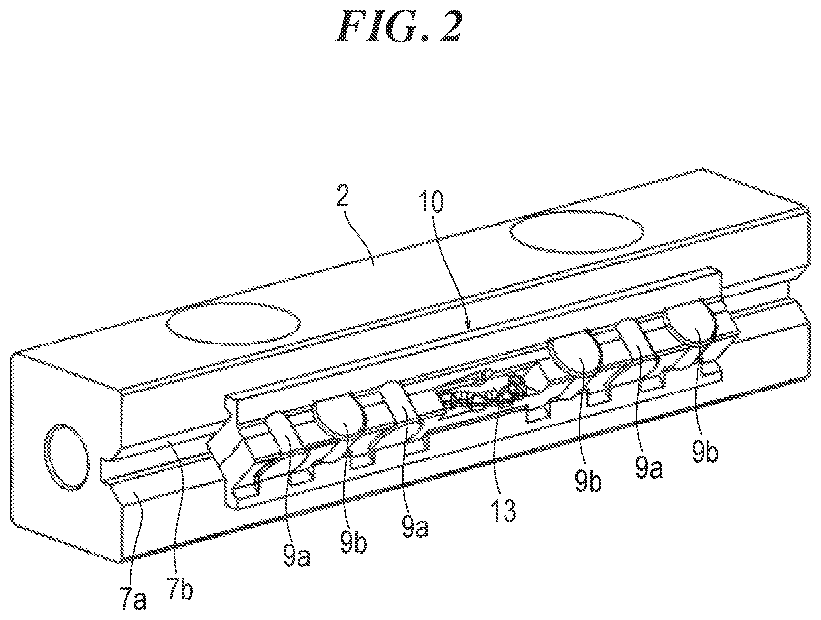 Patent US12410834 Figure 2 – Linear motion guide apparatus