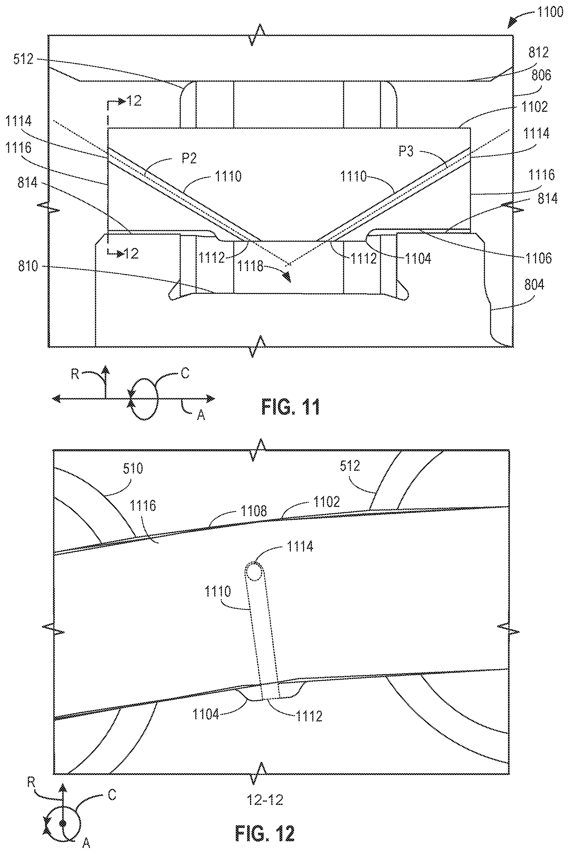Patent US12410835 Figure 9 – Lubricant draining bearing assemblies