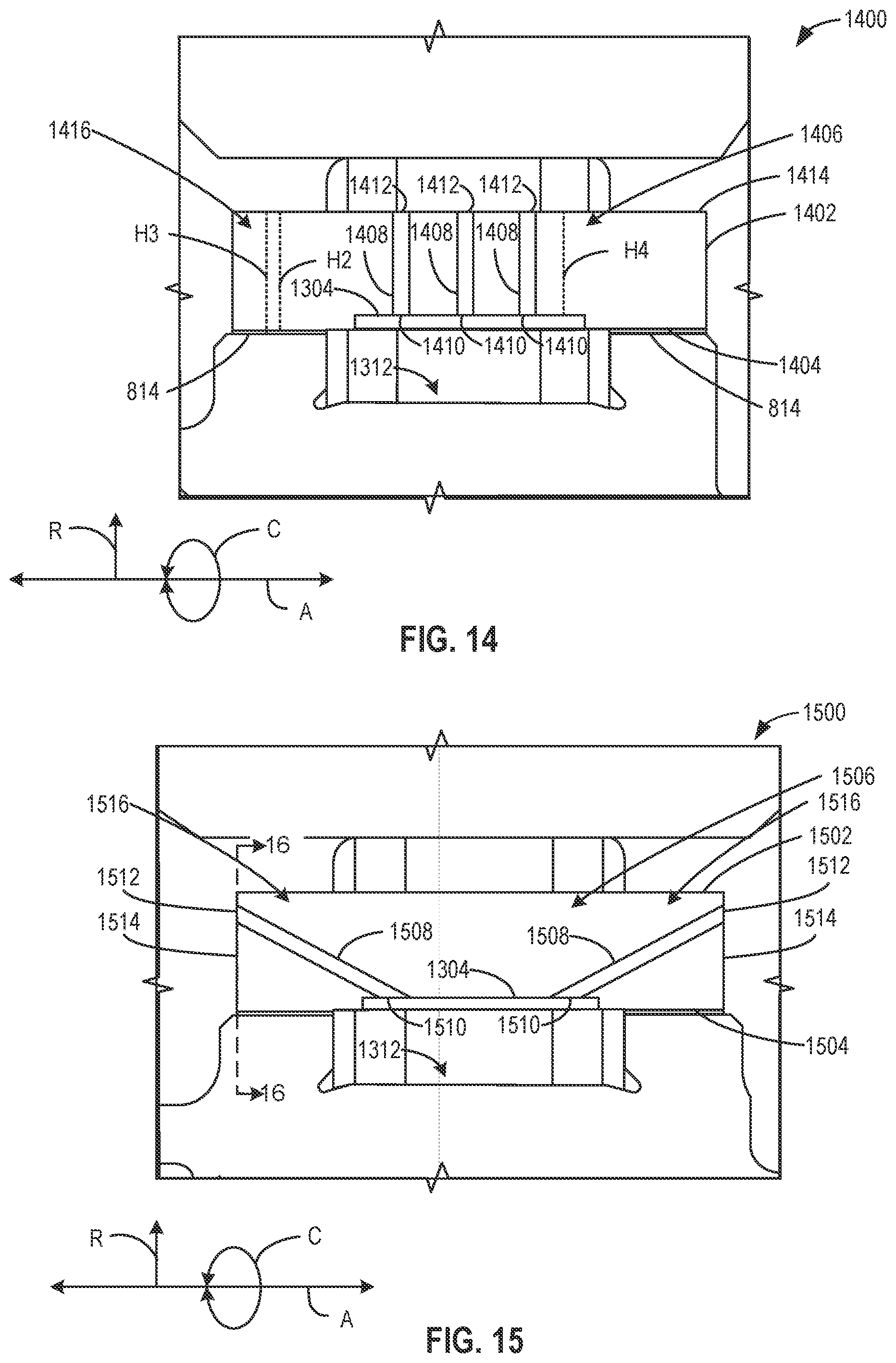 Patent US12410835 Figure 11 – Lubricant draining bearing assemblies