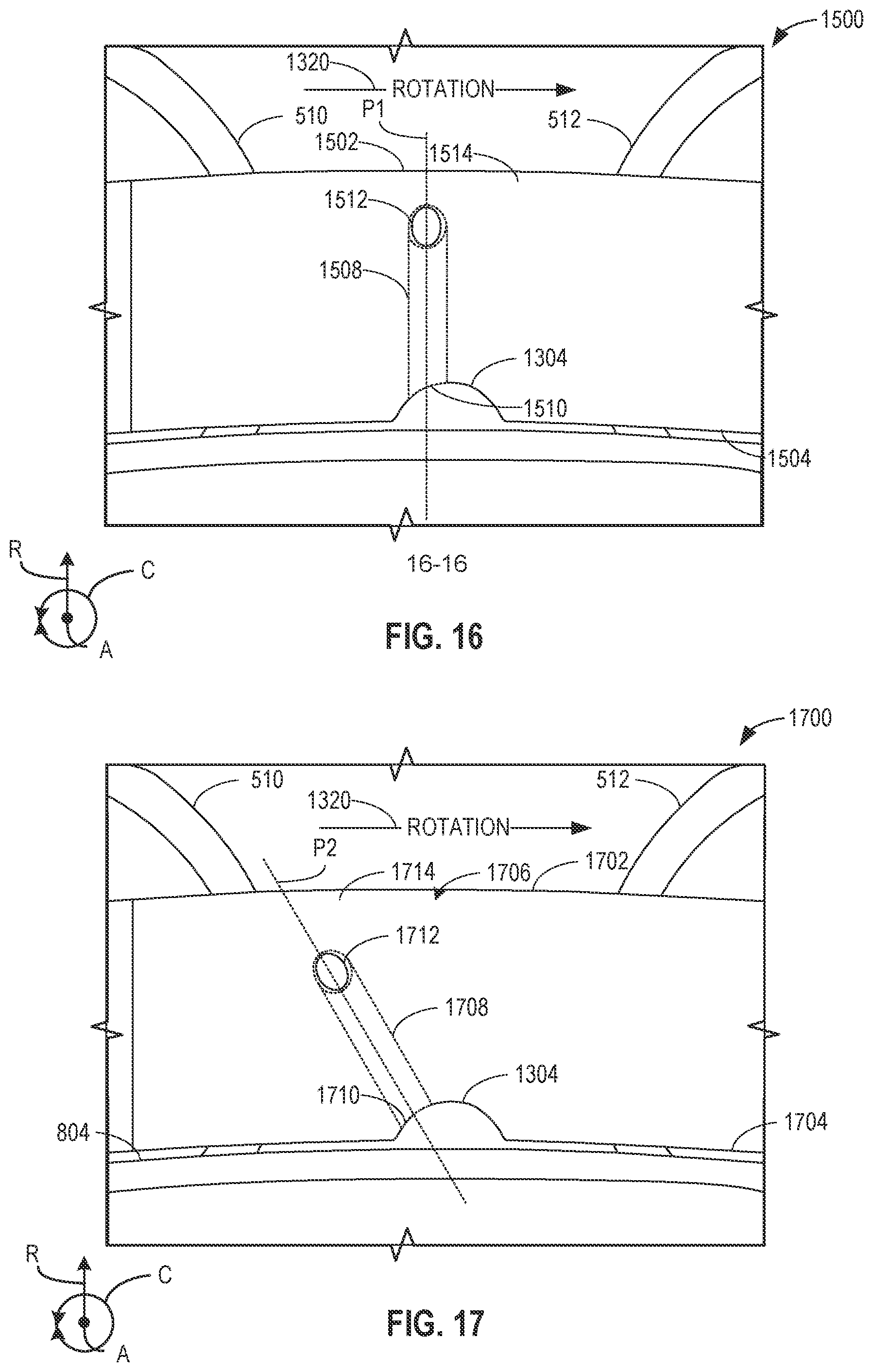 Patent US12410835 Figure 12 – Lubricant draining bearing assemblies
