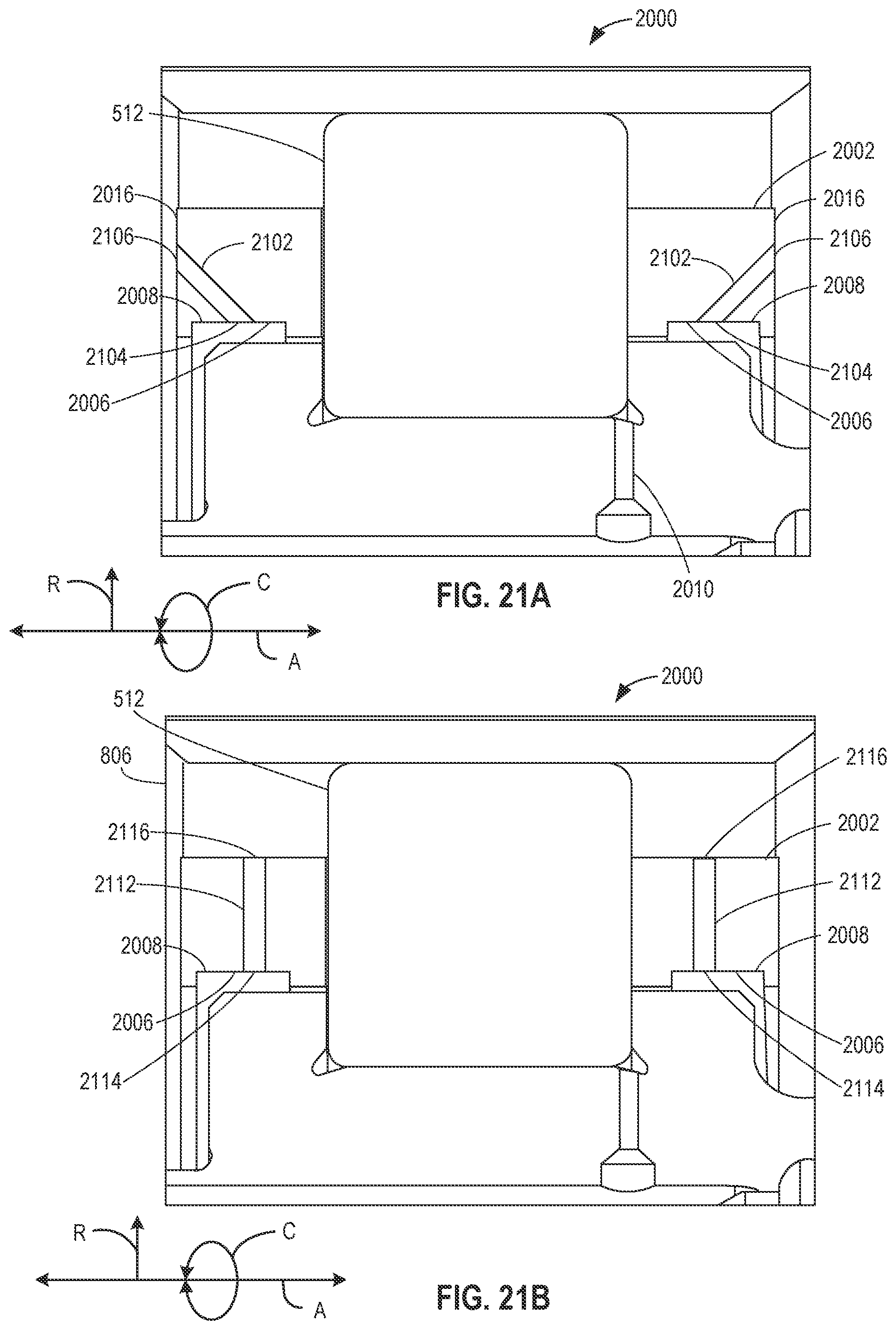 Patent US12410835 Figure 17 – Lubricant draining bearing assemblies