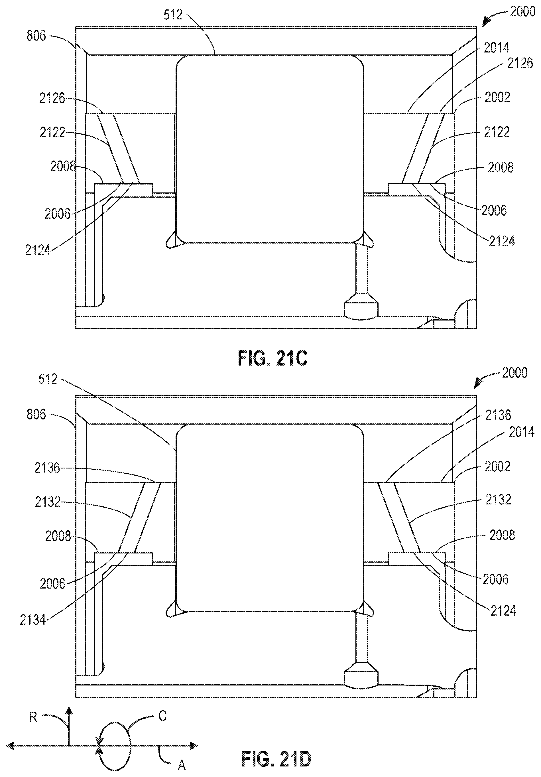 Patent US12410835 Figure 18 – Lubricant draining bearing assemblies