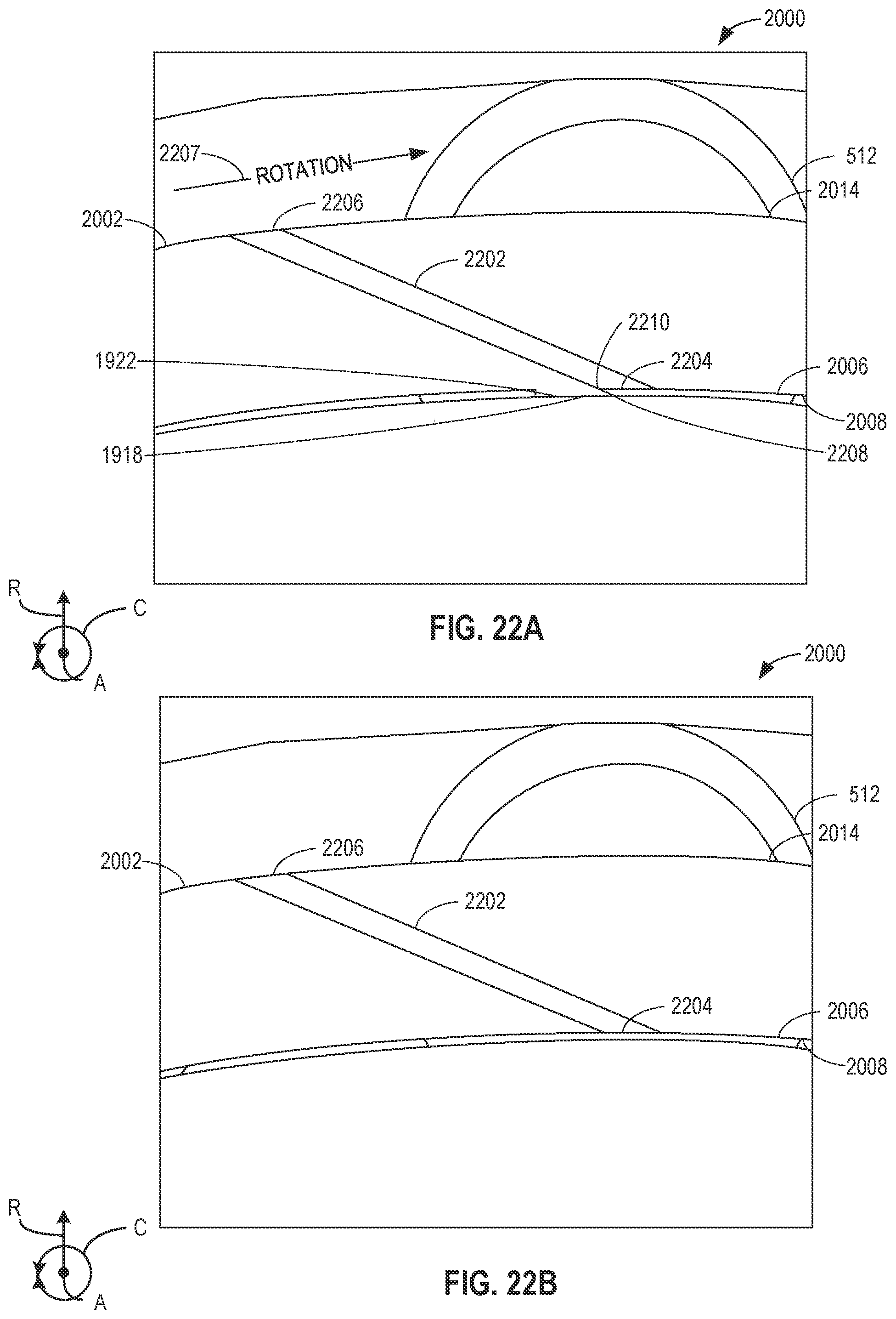Patent US12410835 Figure 19 – Lubricant draining bearing assemblies