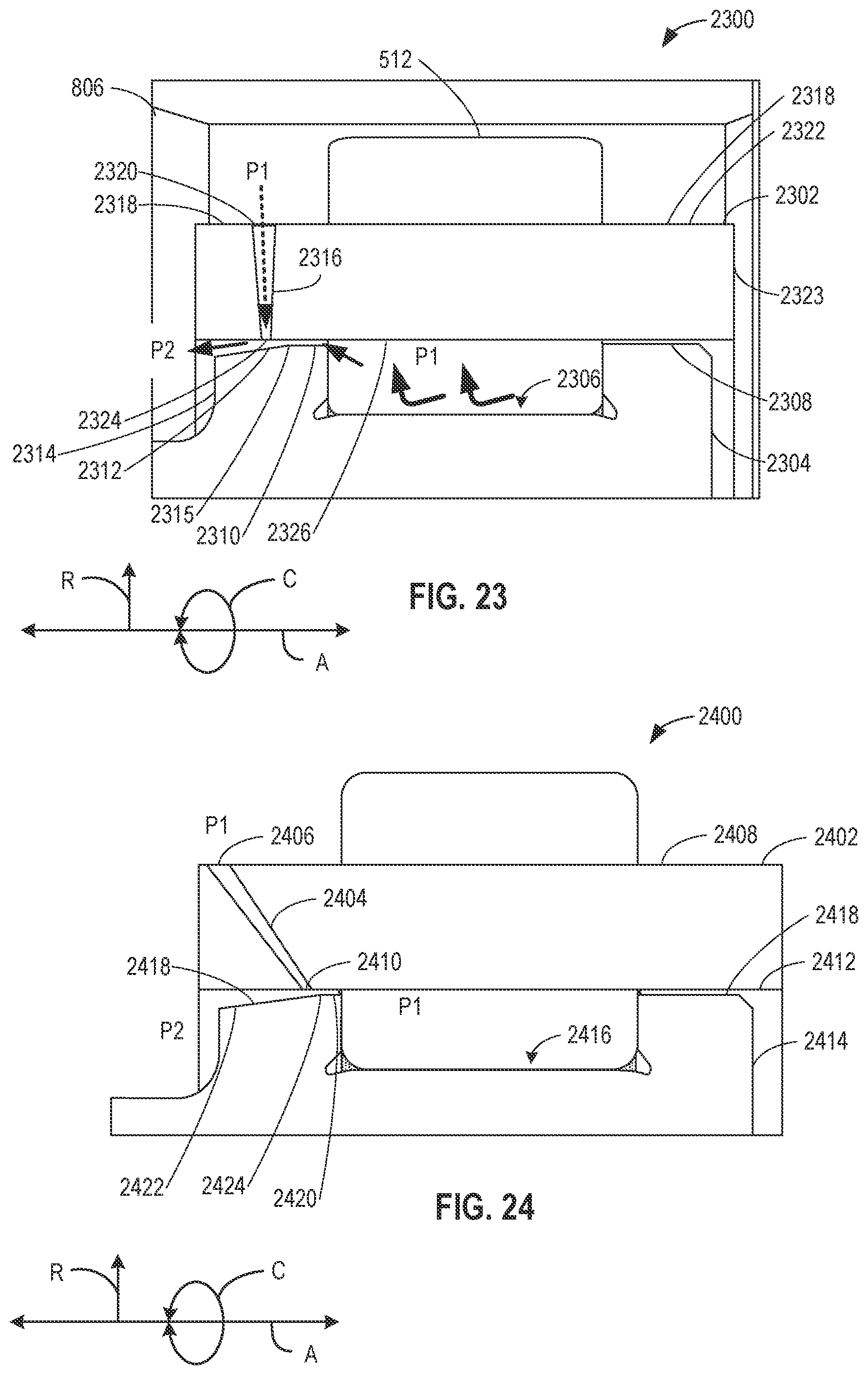 Patent US12410835 Figure 20 – Lubricant draining bearing assemblies