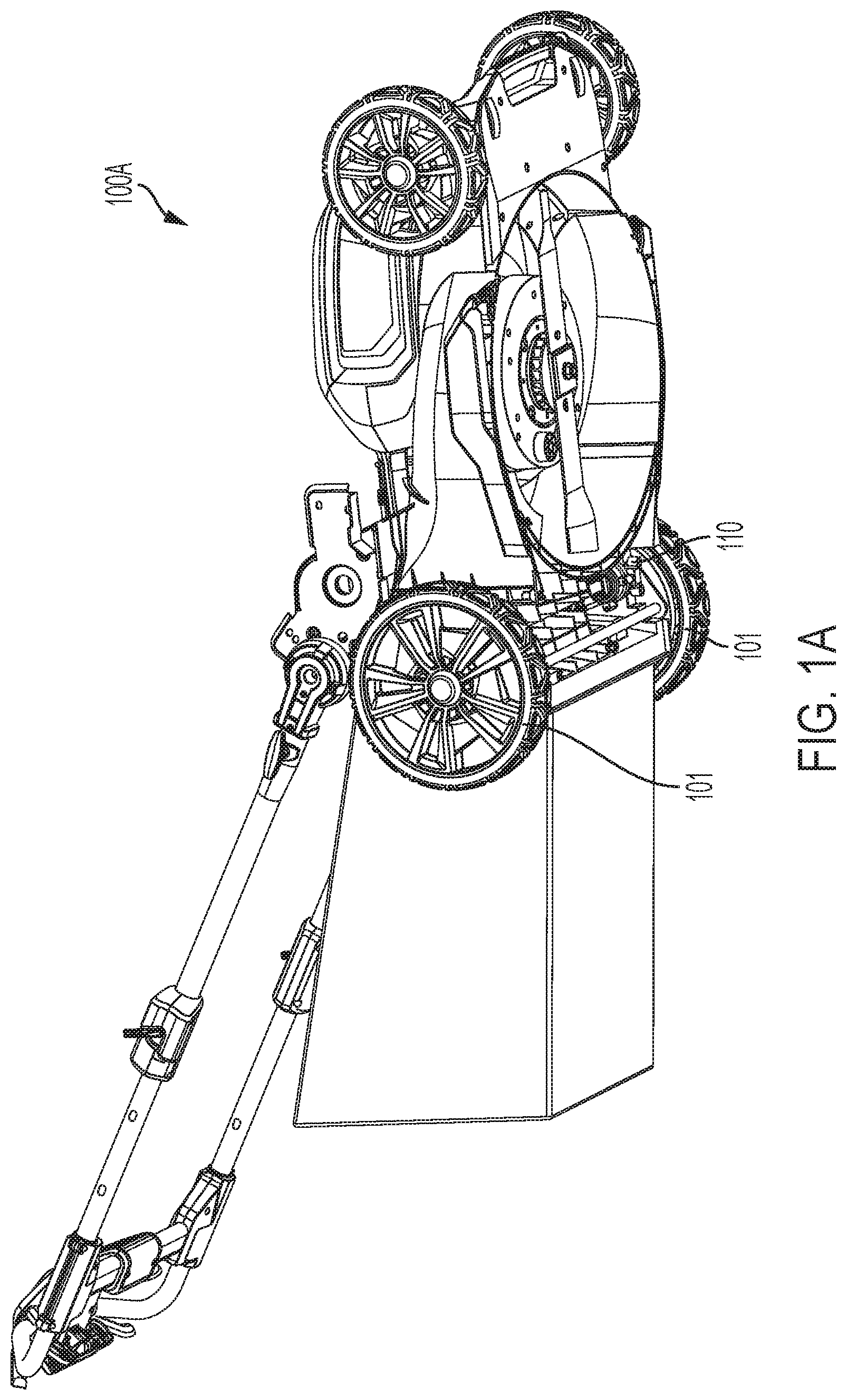 Patent US12410837 Figure 1 – Systems and methods for self-propelled garden machines