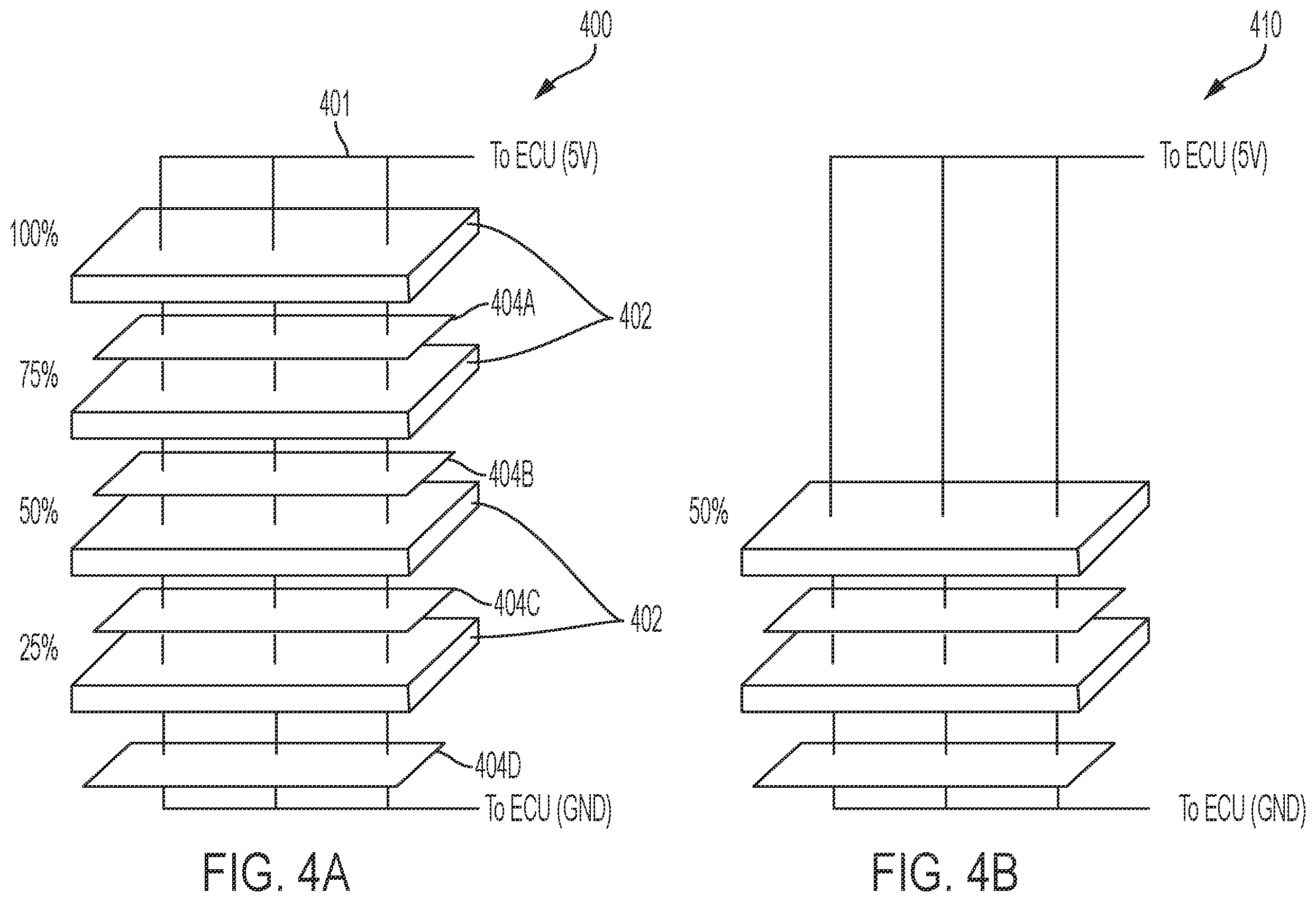 Patent US12410842 Figure 4 – Systems and methods for detecting excessive or uneven wear on a brake pad or a rotor of a vehicle