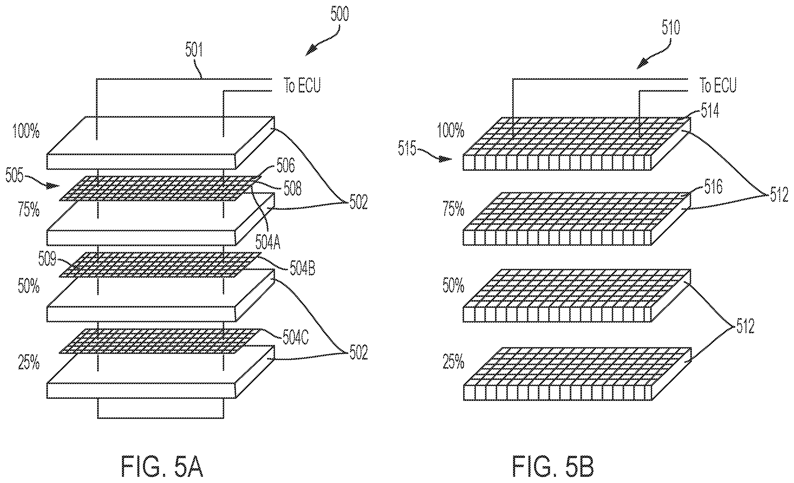 Patent US12410842 Figure 5 – Systems and methods for detecting excessive or uneven wear on a brake pad or a rotor of a vehicle