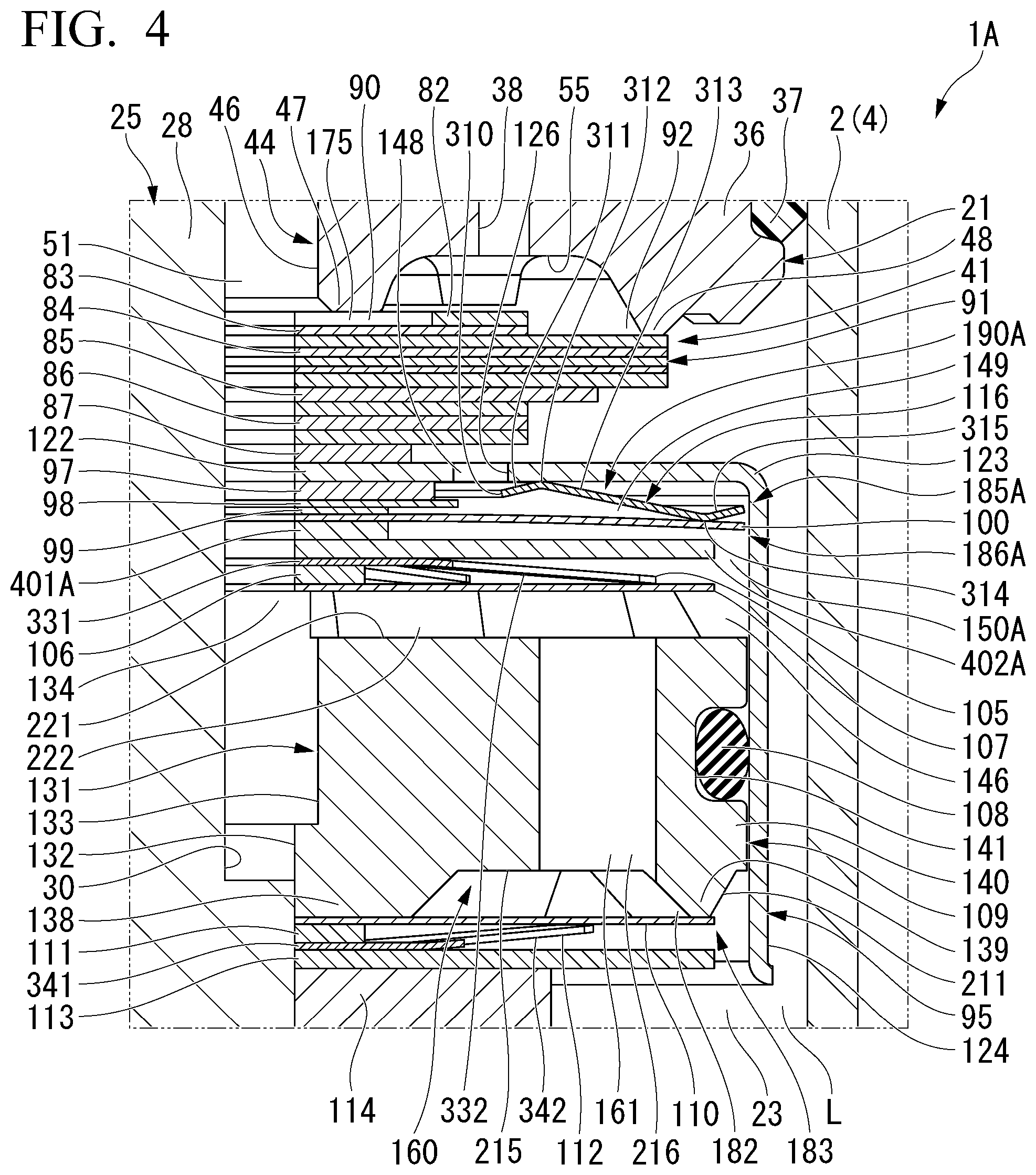 Patent US12410847 Figure 4 – Shock absorber