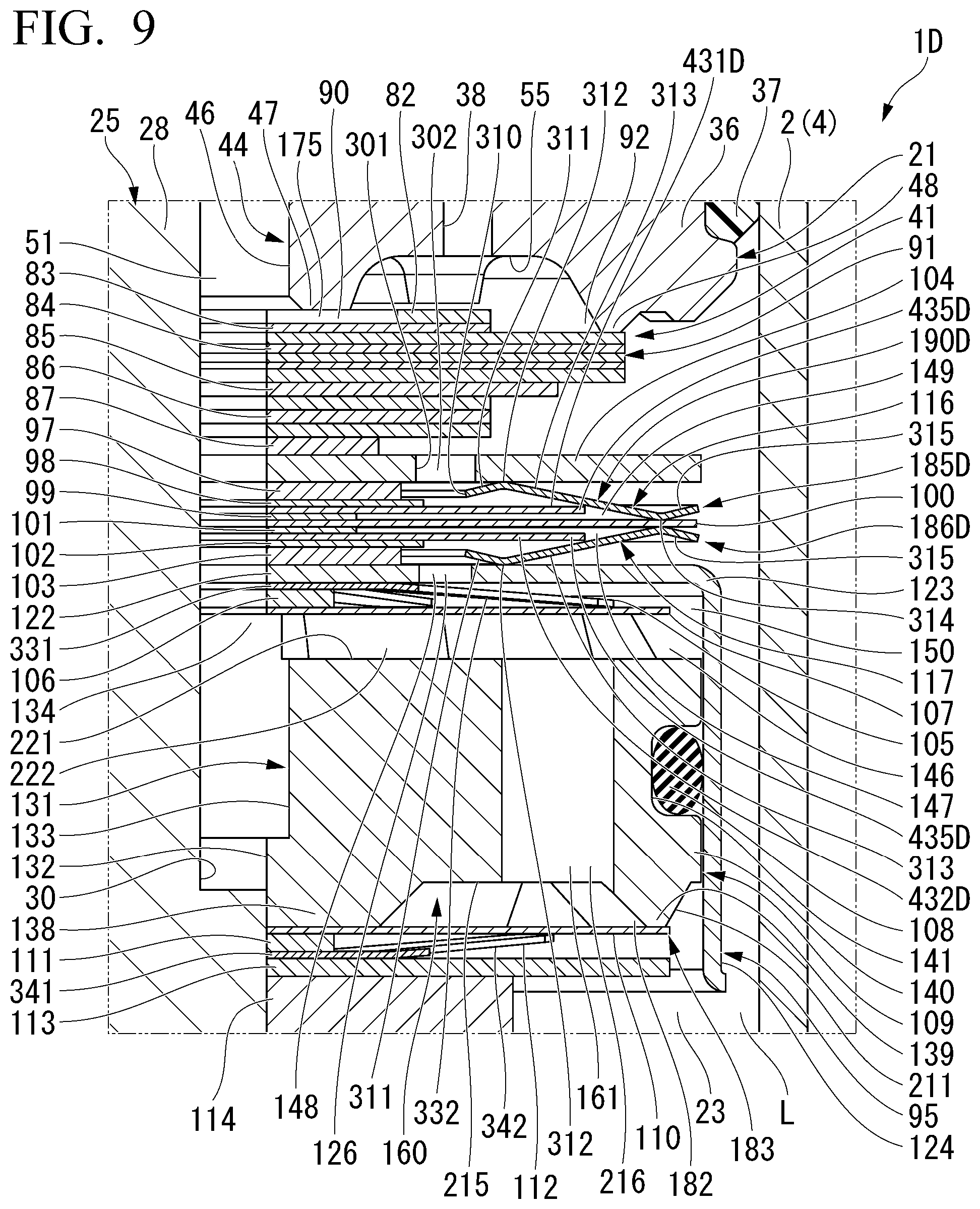 Patent US12410847 Figure 9 – Shock absorber